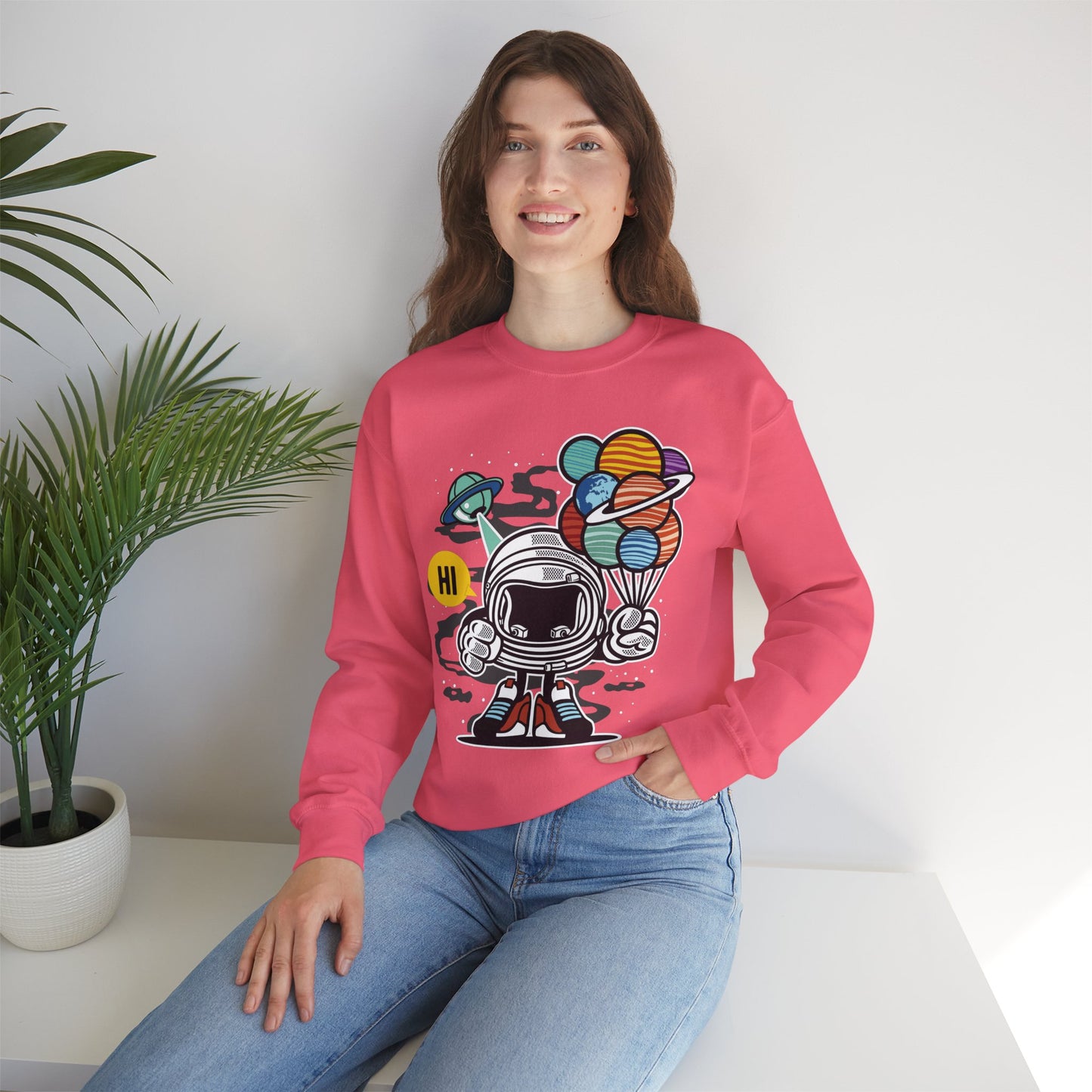 Space Shuttle Sweatshirt, Cosmic Sweatshirt, Astronaut Sweatshirt, Space Cosmic Sweatshirt
