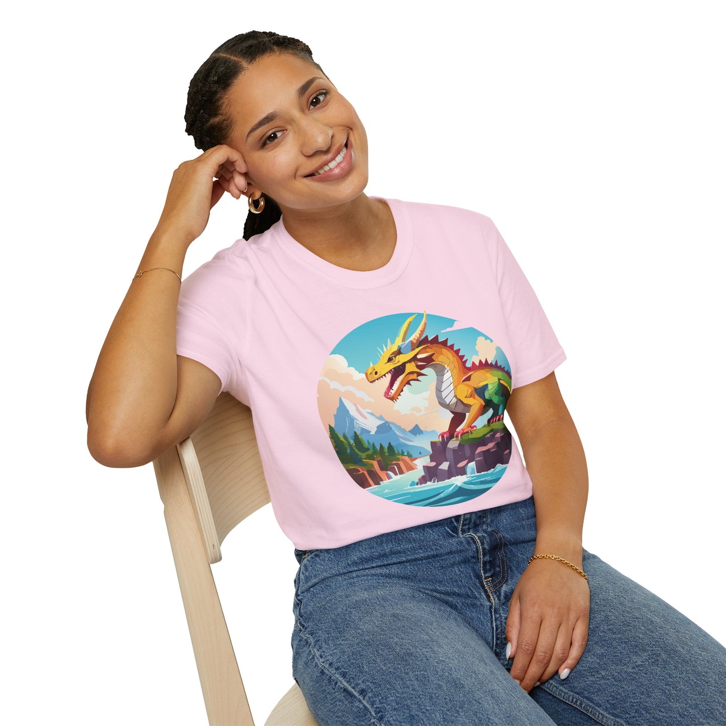 Dragon T Shirt, Dragon Shirt, Shirt with Animals, Animal Shirt