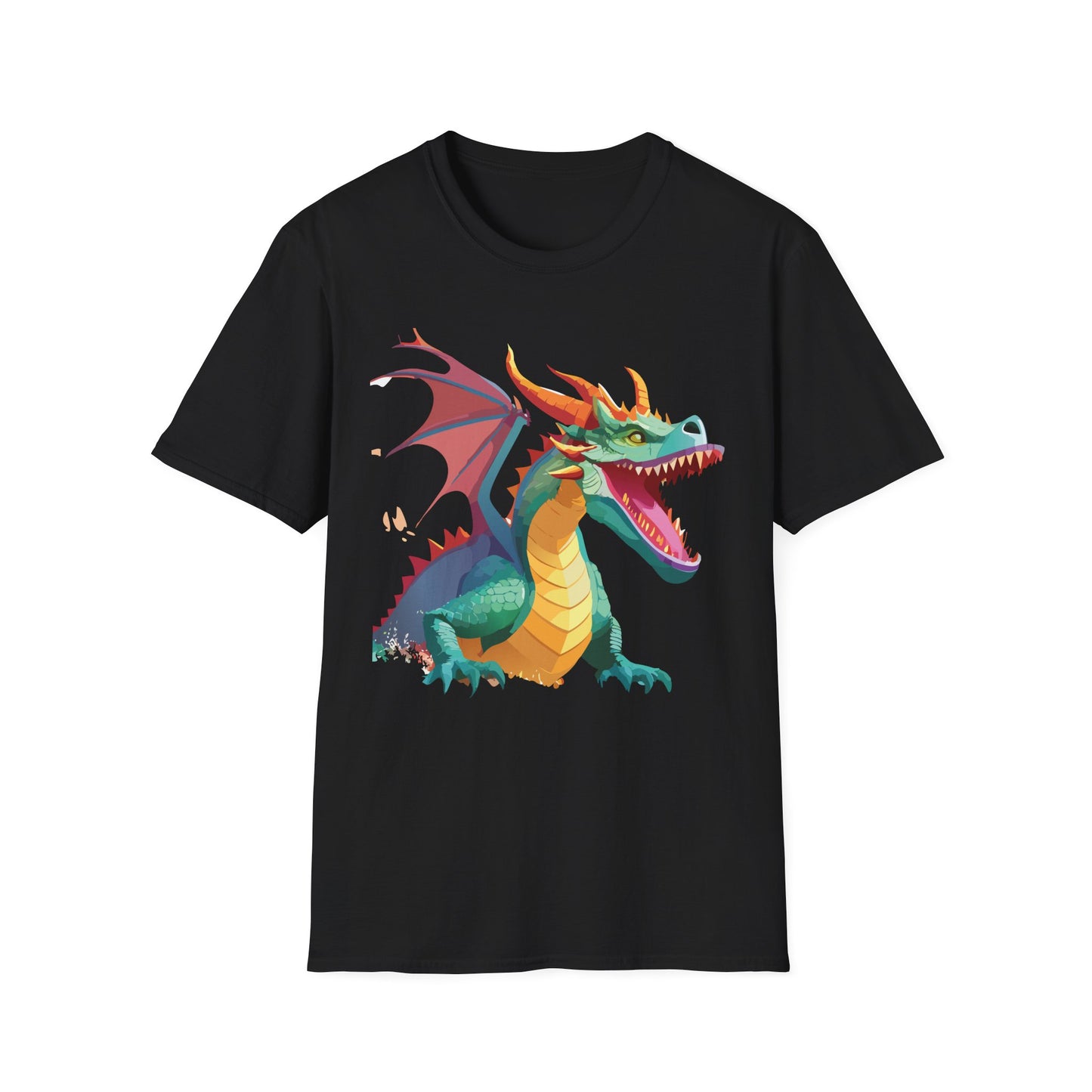 Dragon T Shirt, Dragon Shirt, Shirt with Animals, Animal Shirt
