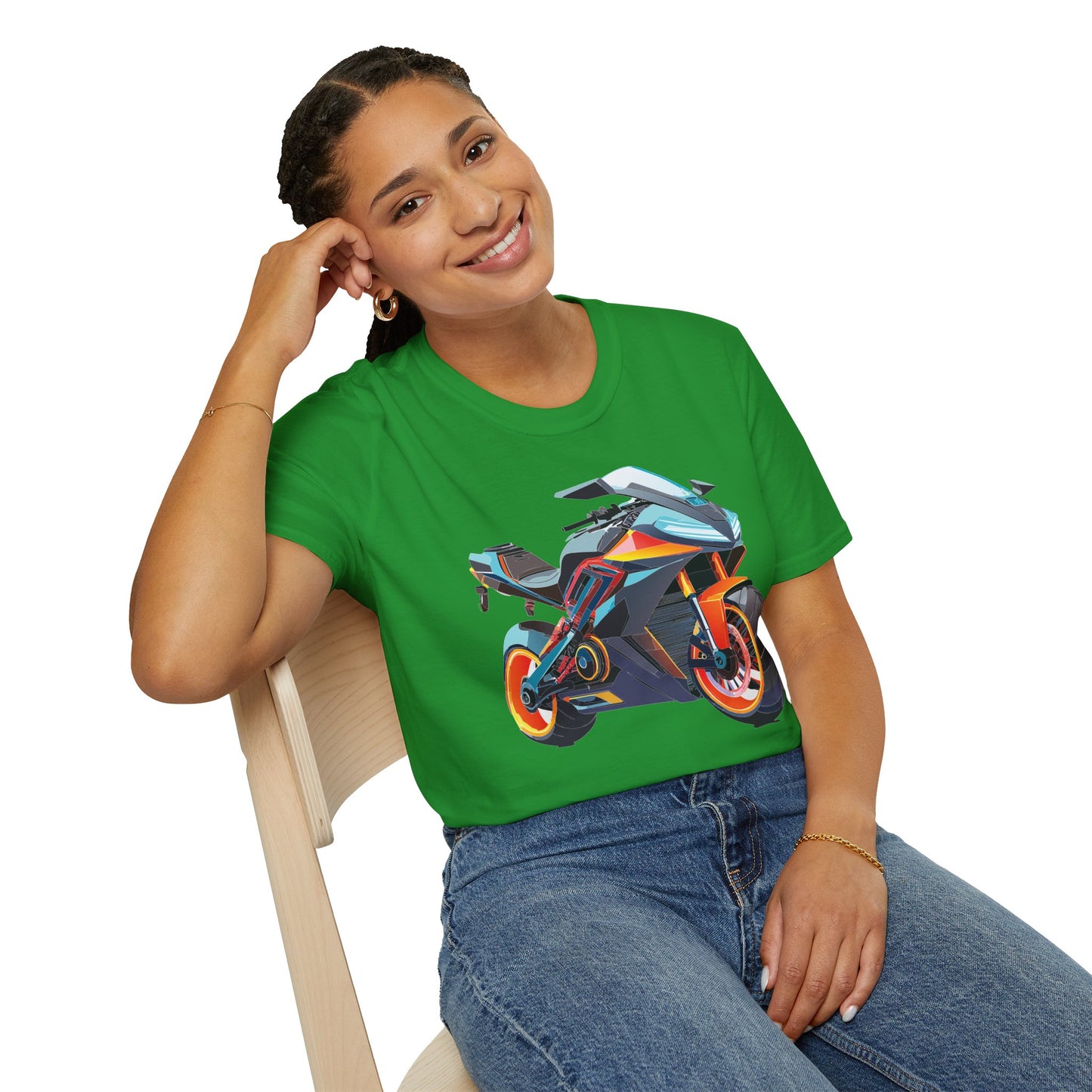 Bike T Shirt, Moto Shirt, Shirt with Motorcycle, MTB T Shirts