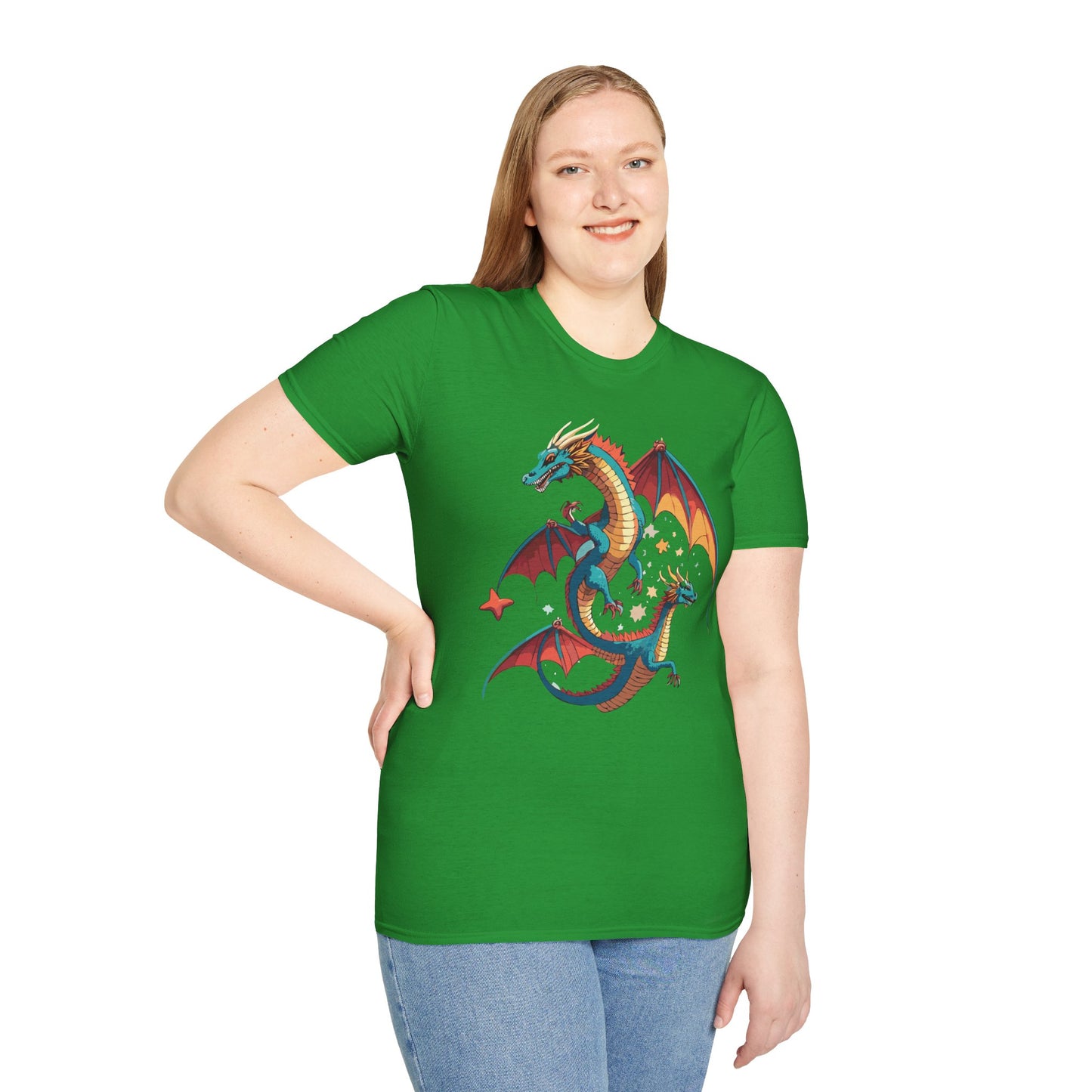 Dragon T Shirt, Dragon Shirt, Shirt with Animals, Animal Shirt