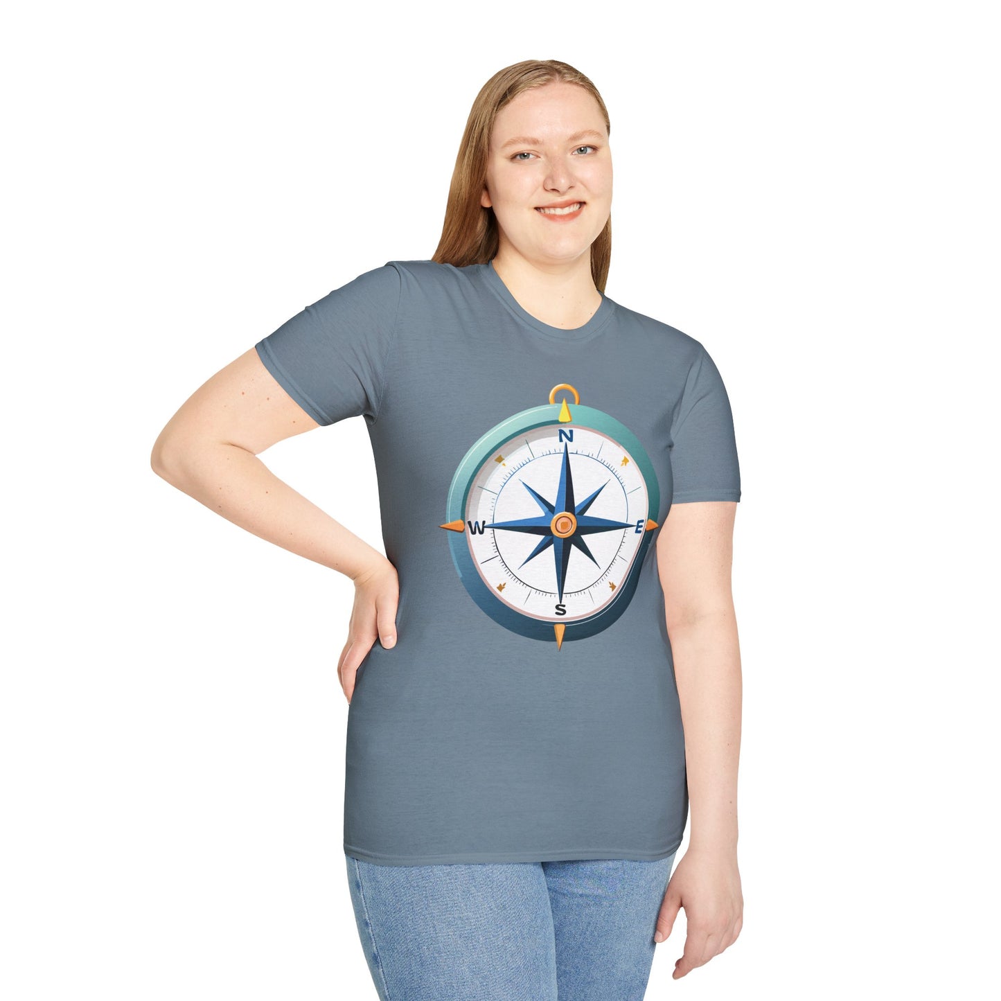 Compass T Shirt, Compass Shirt, Shirt with Compass, Navigator Shirt