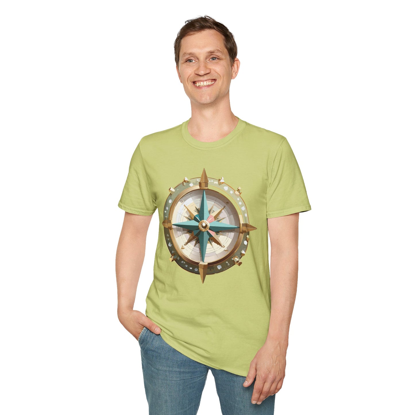Compass T Shirt, Compass Shirt, Shirt with Compass, Navigator Shirt