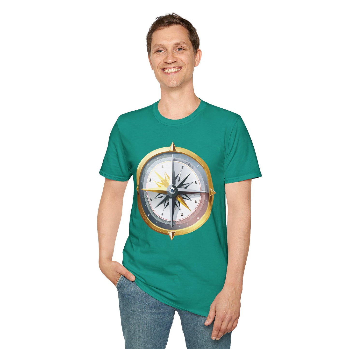 Compass T Shirt, Compass Shirt, Shirt with Compass, Navigator Shirt