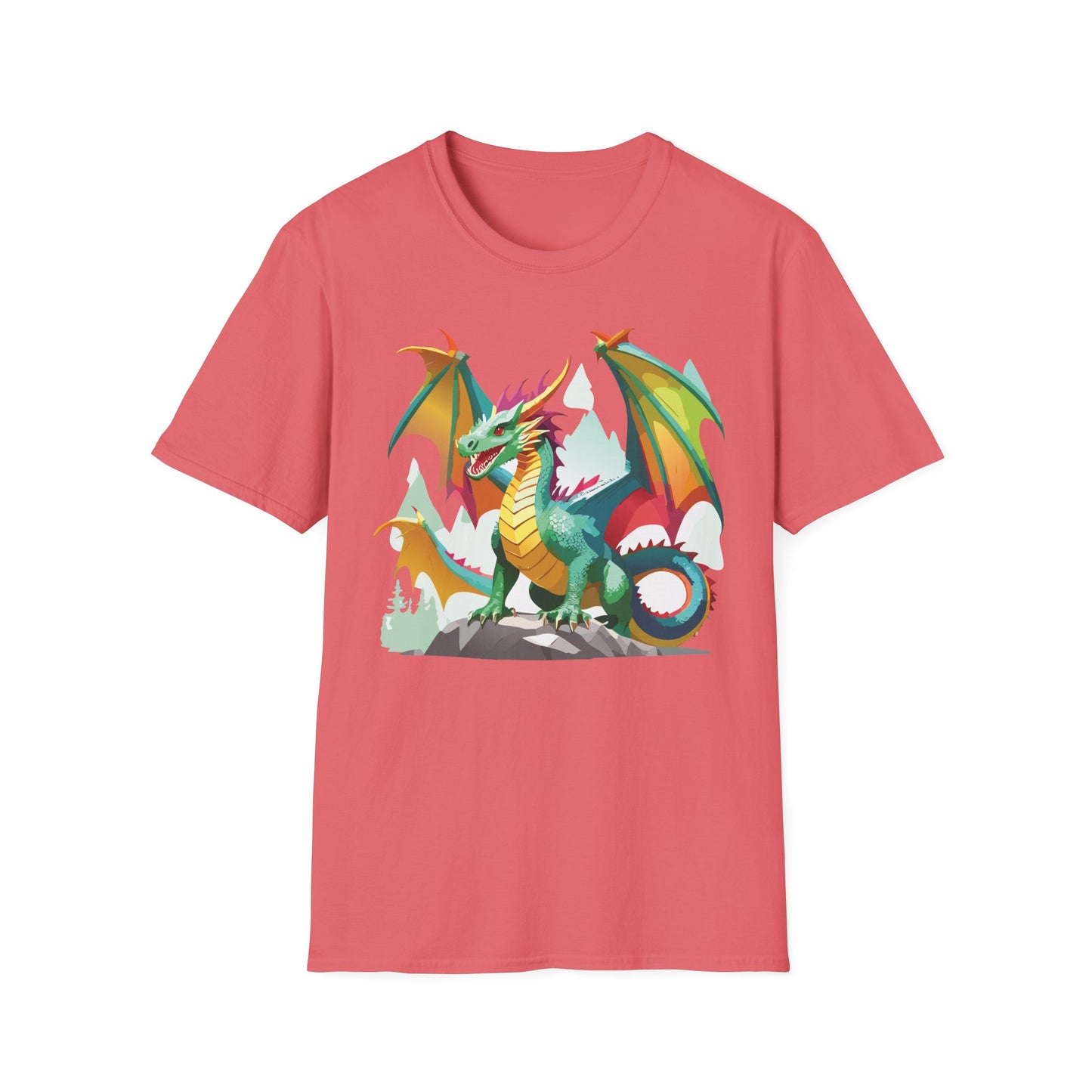 Dragon T Shirt, Dragon Shirt, Shirt with Animals, Animal Shirt