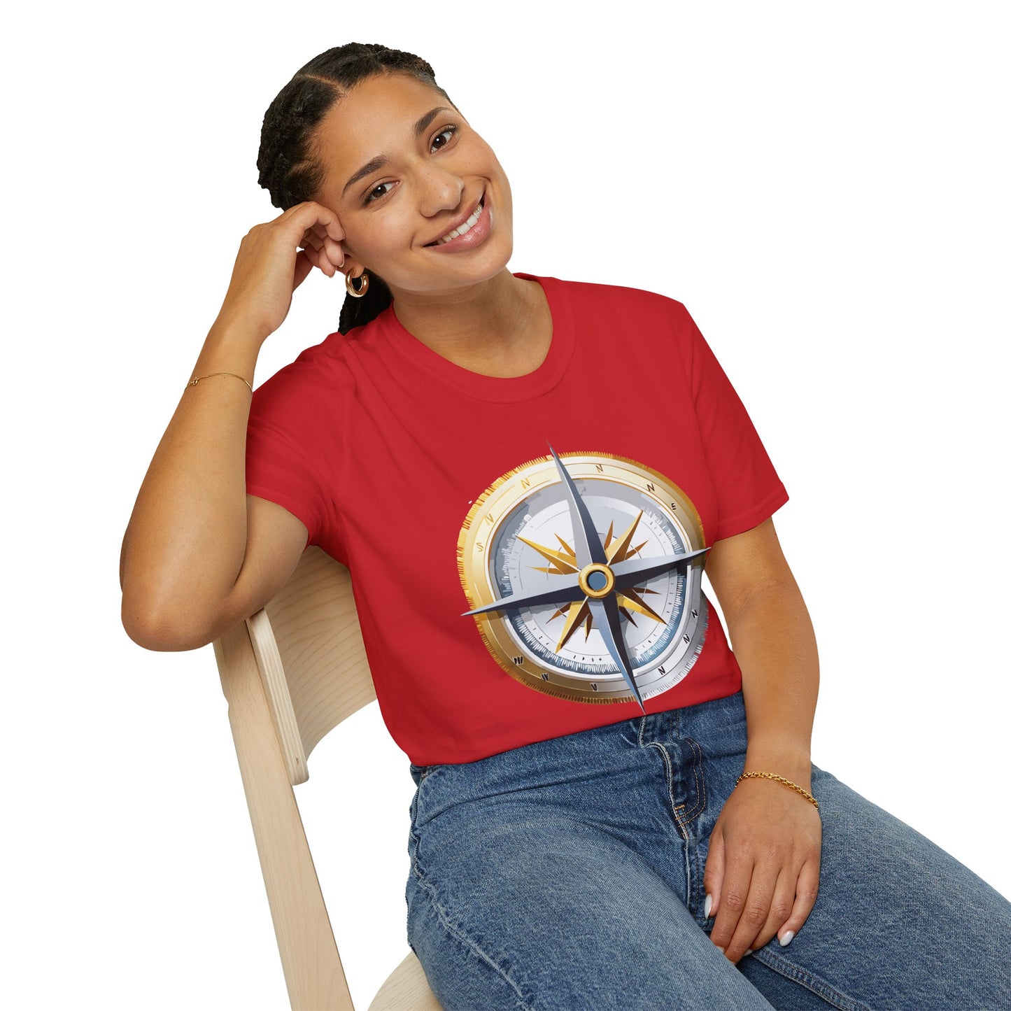 Compass T Shirt, Compass Shirt, Shirt with Compass, Navigator Shirt
