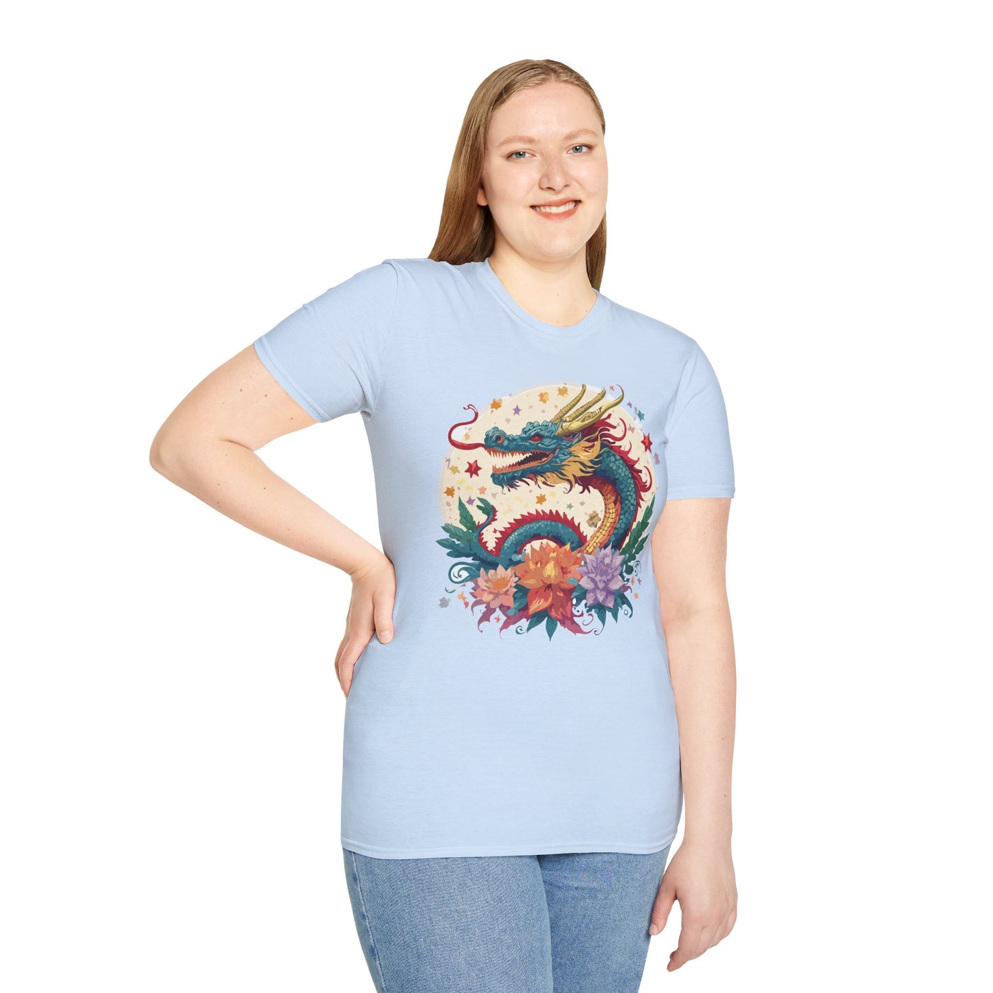 Dragon T Shirt, Dragon Shirt, Shirt with Animals, Animal Shirt