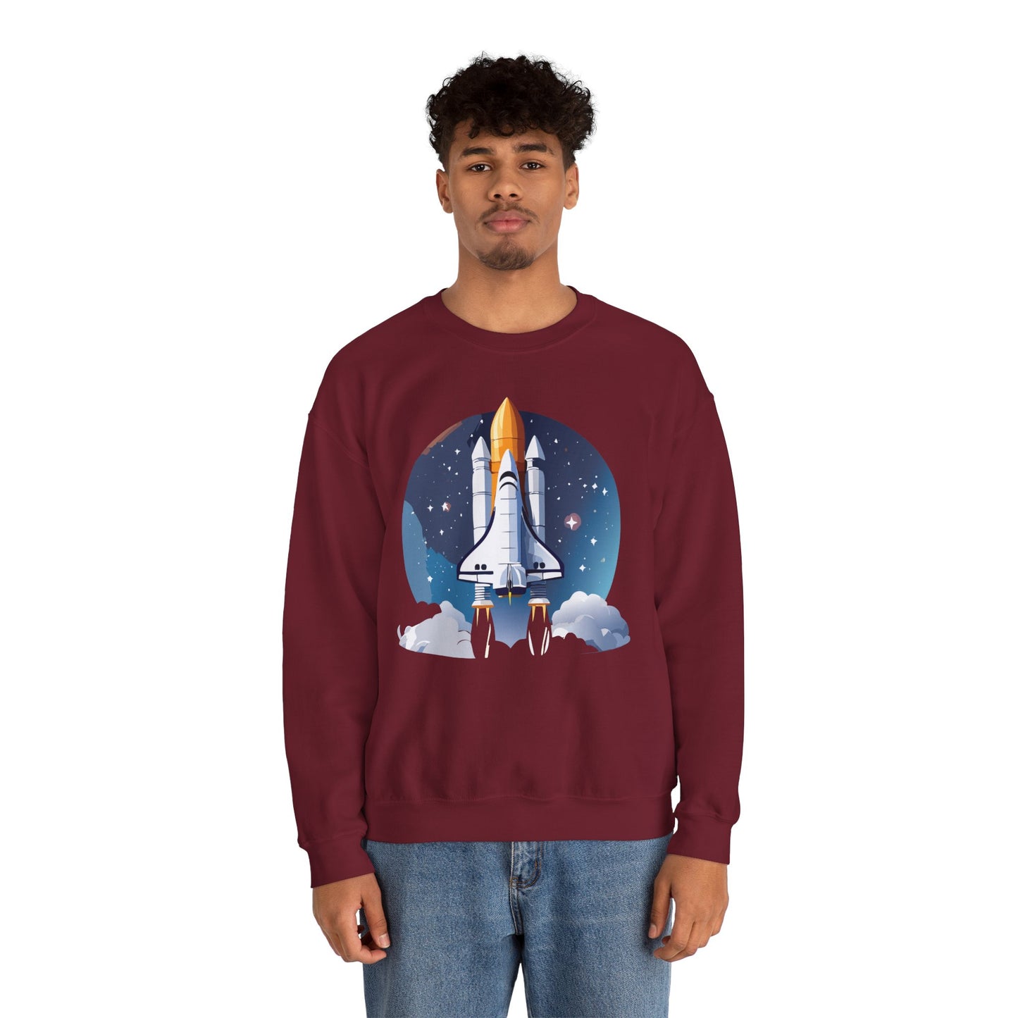 Space Shuttle Sweatshirt, Cosmic Sweatshirt, Astronaut Sweatshirt, Space Cosmic Sweatshirt