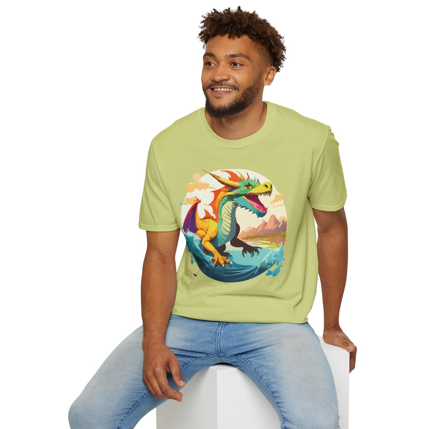 Dragon T Shirt, Dragon Shirt, Shirt with Animals, Animal Shirt