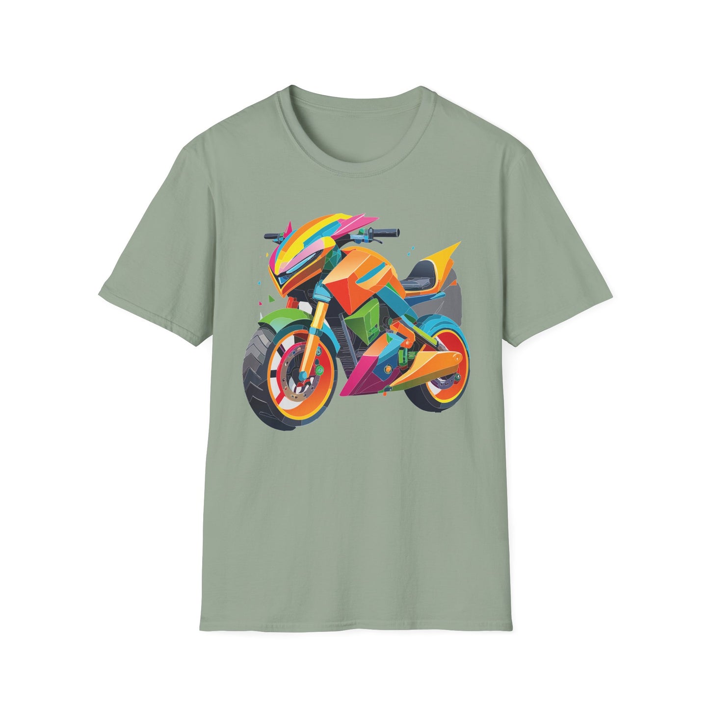 Bike T Shirt, Moto Shirt, Shirt with Motorcycle, MTB T Shirts