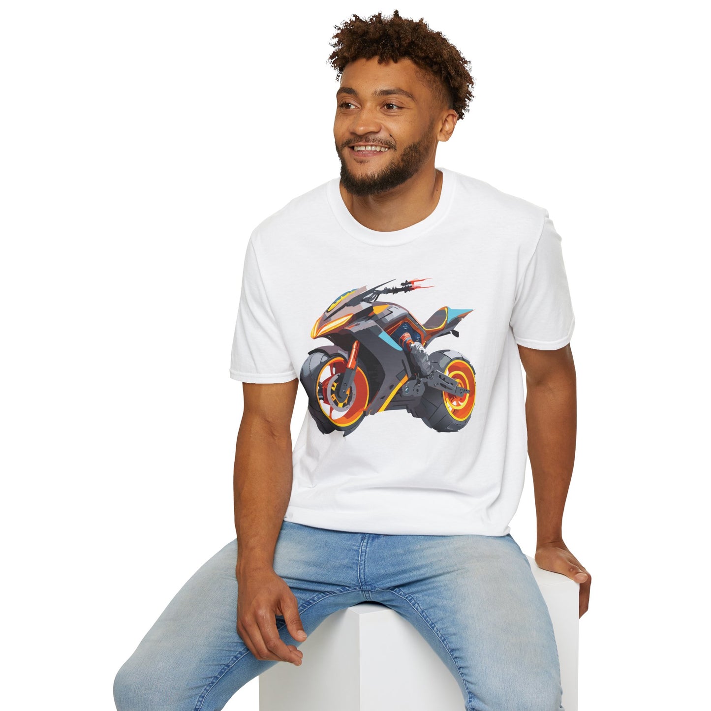 Bike T Shirt, Moto Shirt, Shirt with Motorcycle, MTB T Shirts