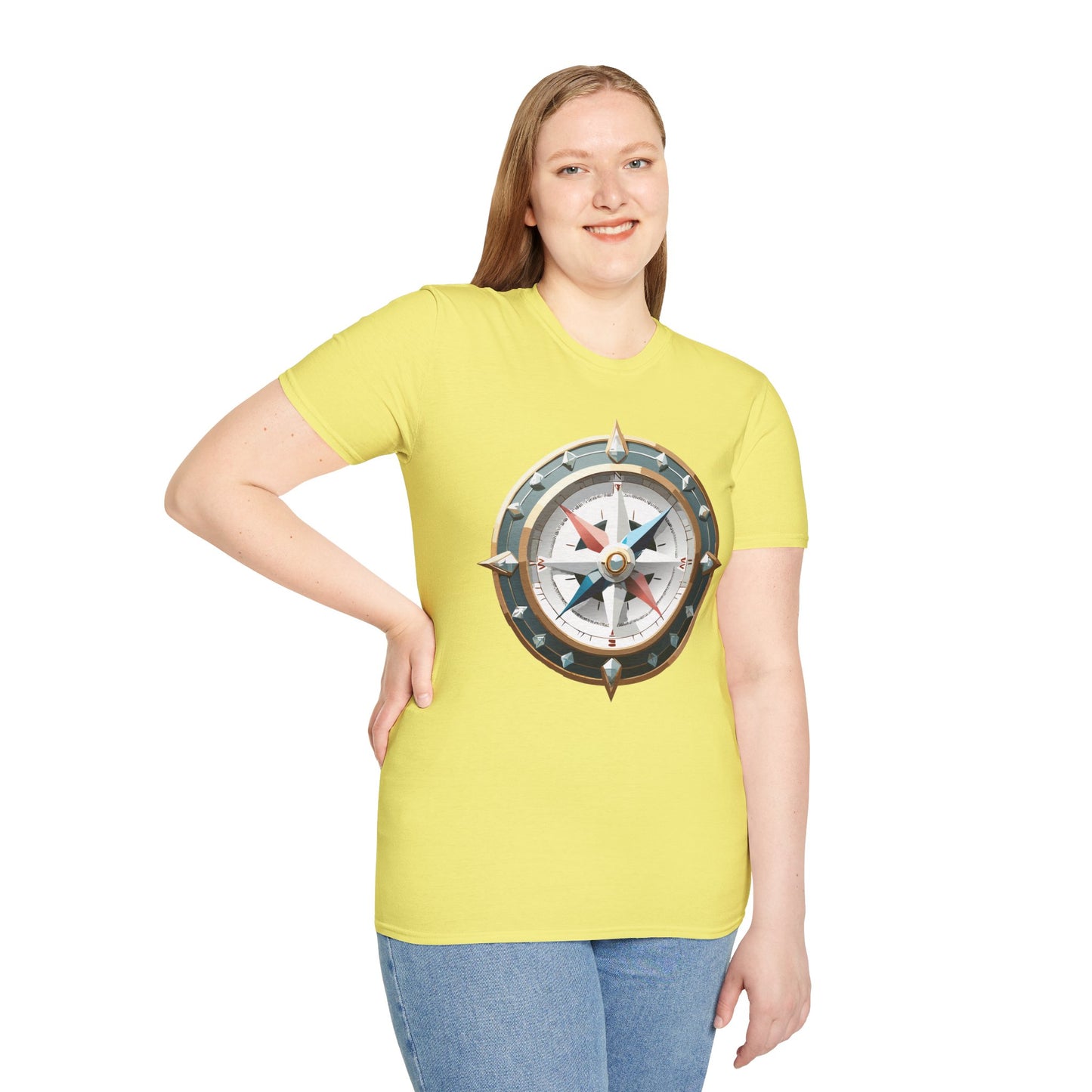 Compass T Shirt, Compass Shirt, Shirt with Compass, Navigator Shirt