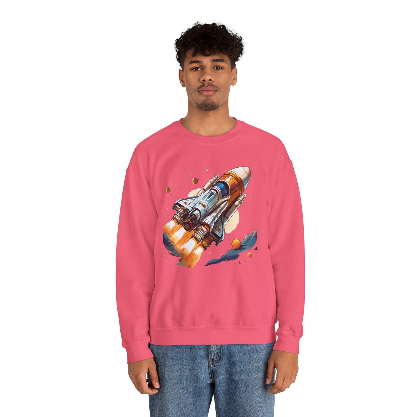 Space Shuttle Sweatshirt, Cosmic Sweatshirt, Astronaut Sweatshirt, Space Cosmic Sweatshirt