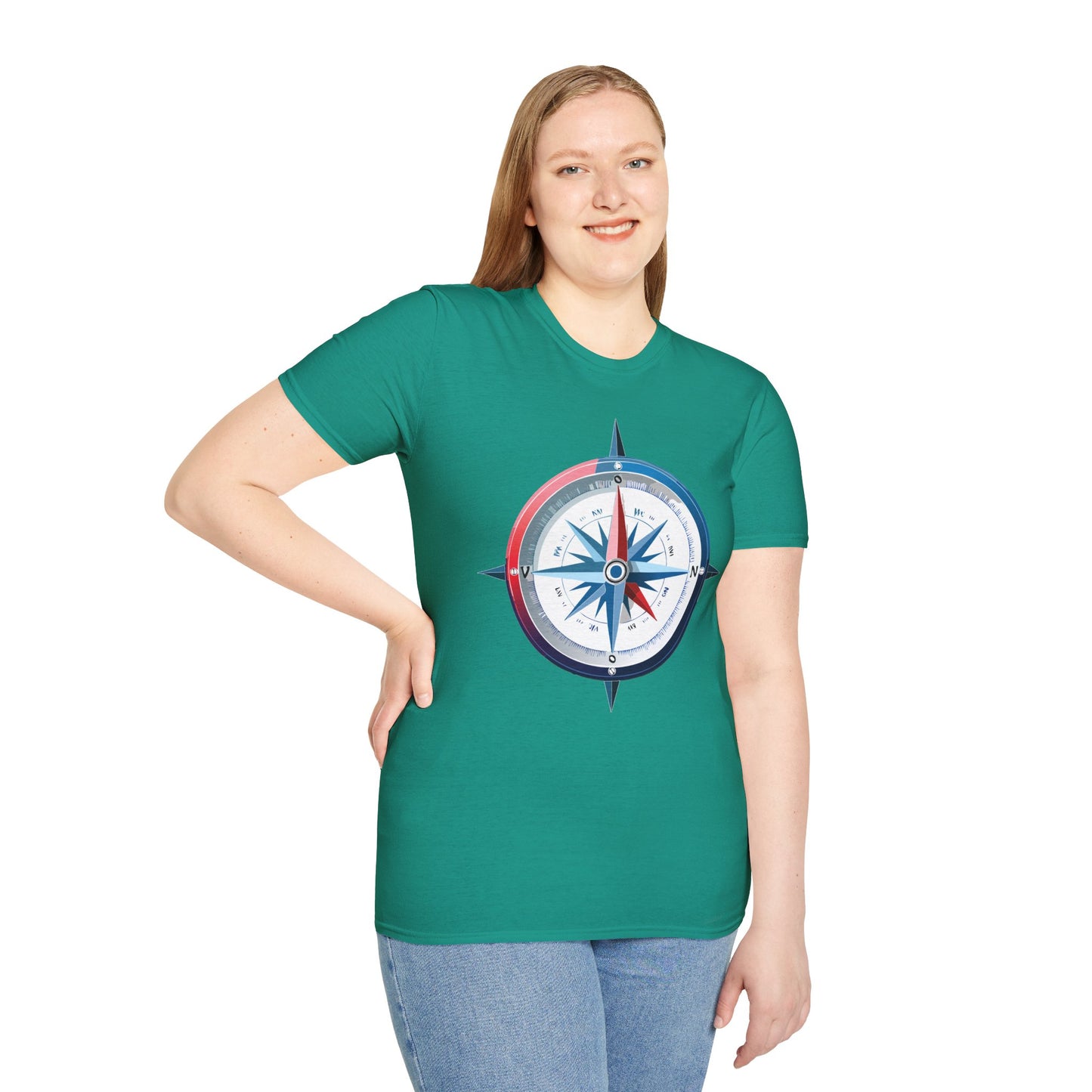 Compass T Shirt, Compass Shirt, Shirt with Compass, Navigator Shirt