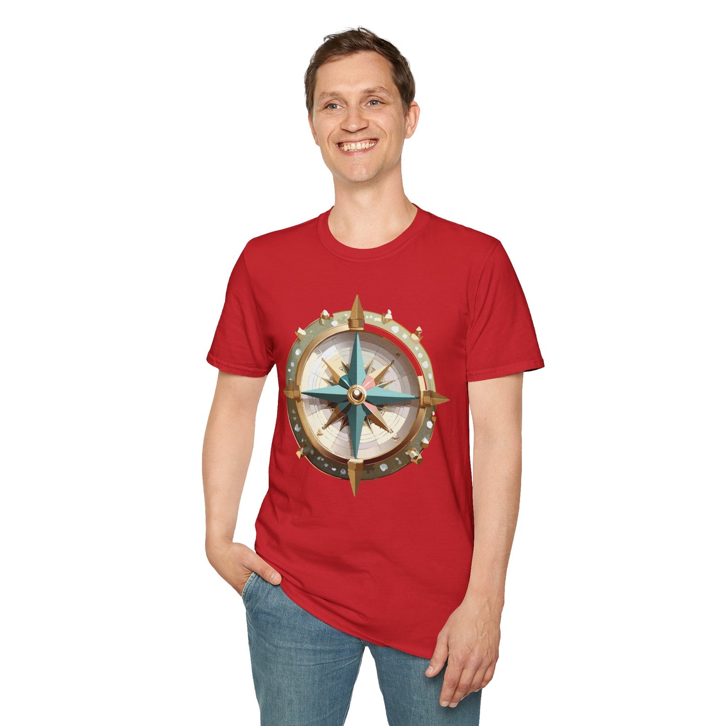 Compass T Shirt, Compass Shirt, Shirt with Compass, Navigator Shirt