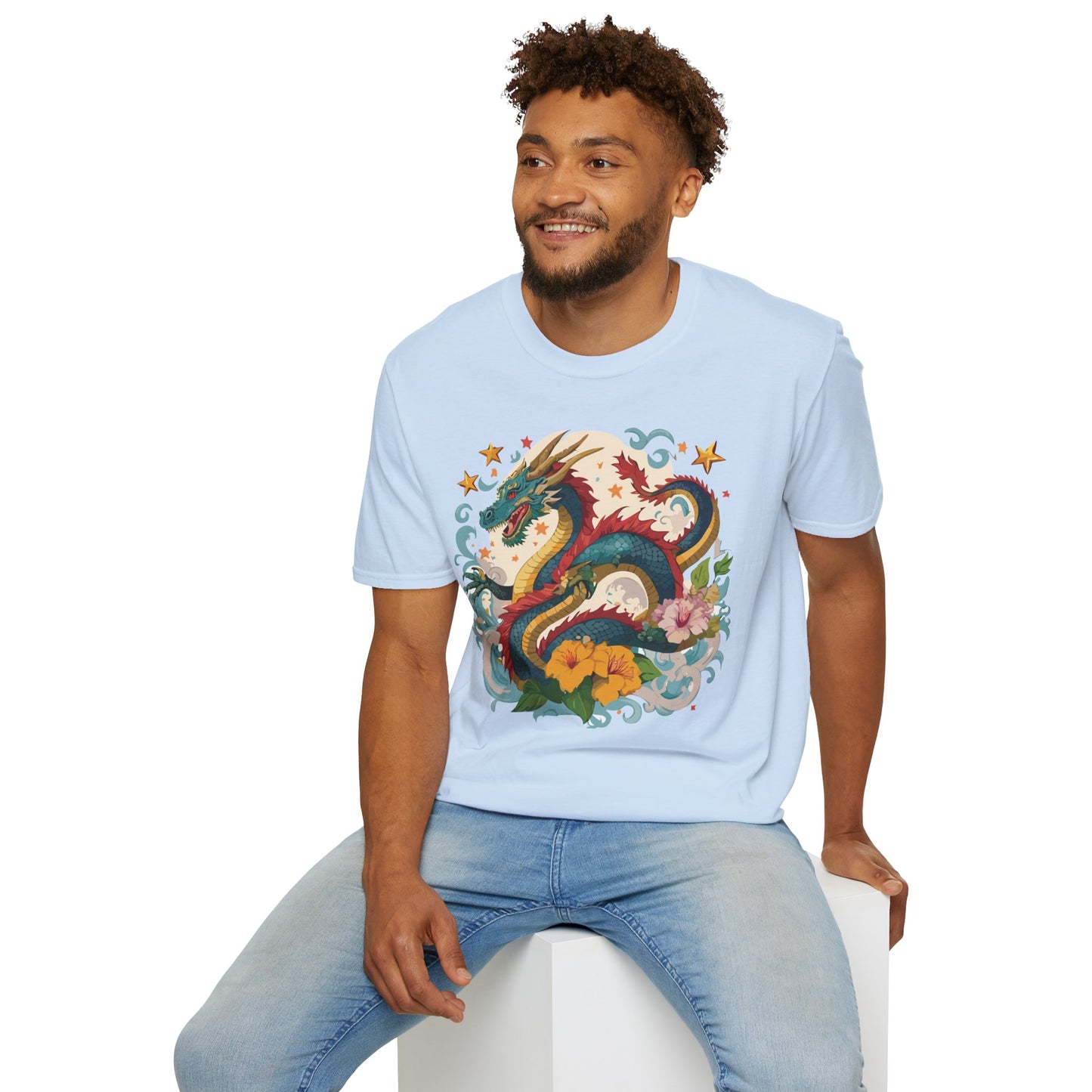 Dragon T Shirt, Dragon Shirt, Shirt with Animals, Animal Shirt