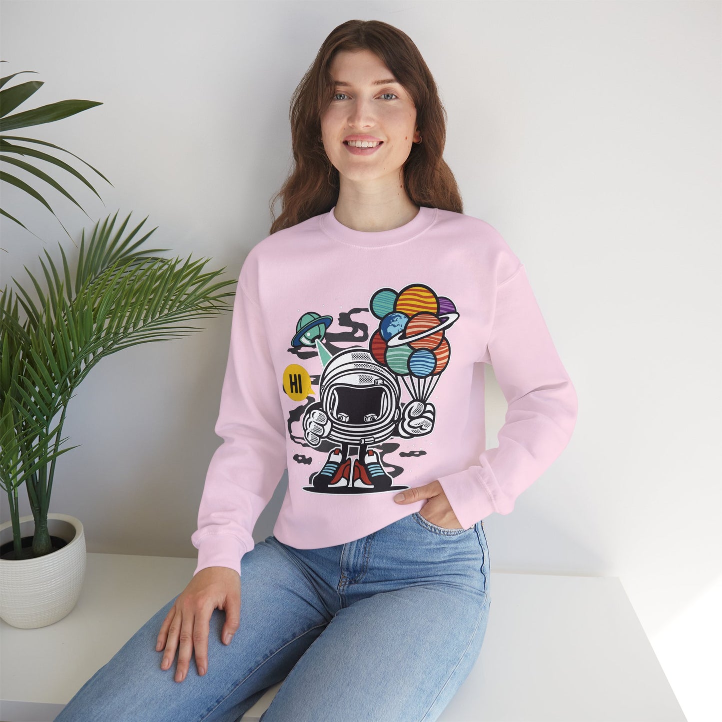 Space Shuttle Sweatshirt, Cosmic Sweatshirt, Astronaut Sweatshirt, Space Cosmic Sweatshirt