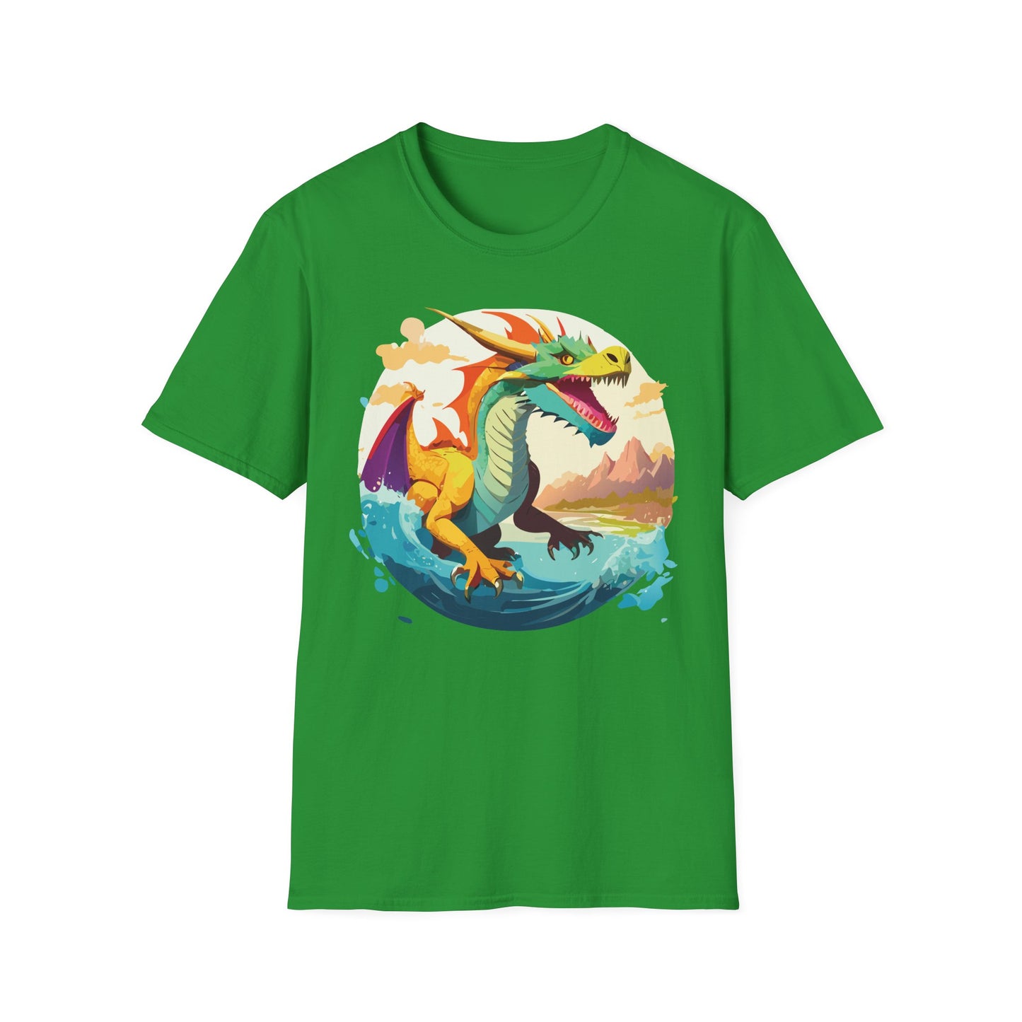 Dragon T Shirt, Dragon Shirt, Shirt with Animals, Animal Shirt