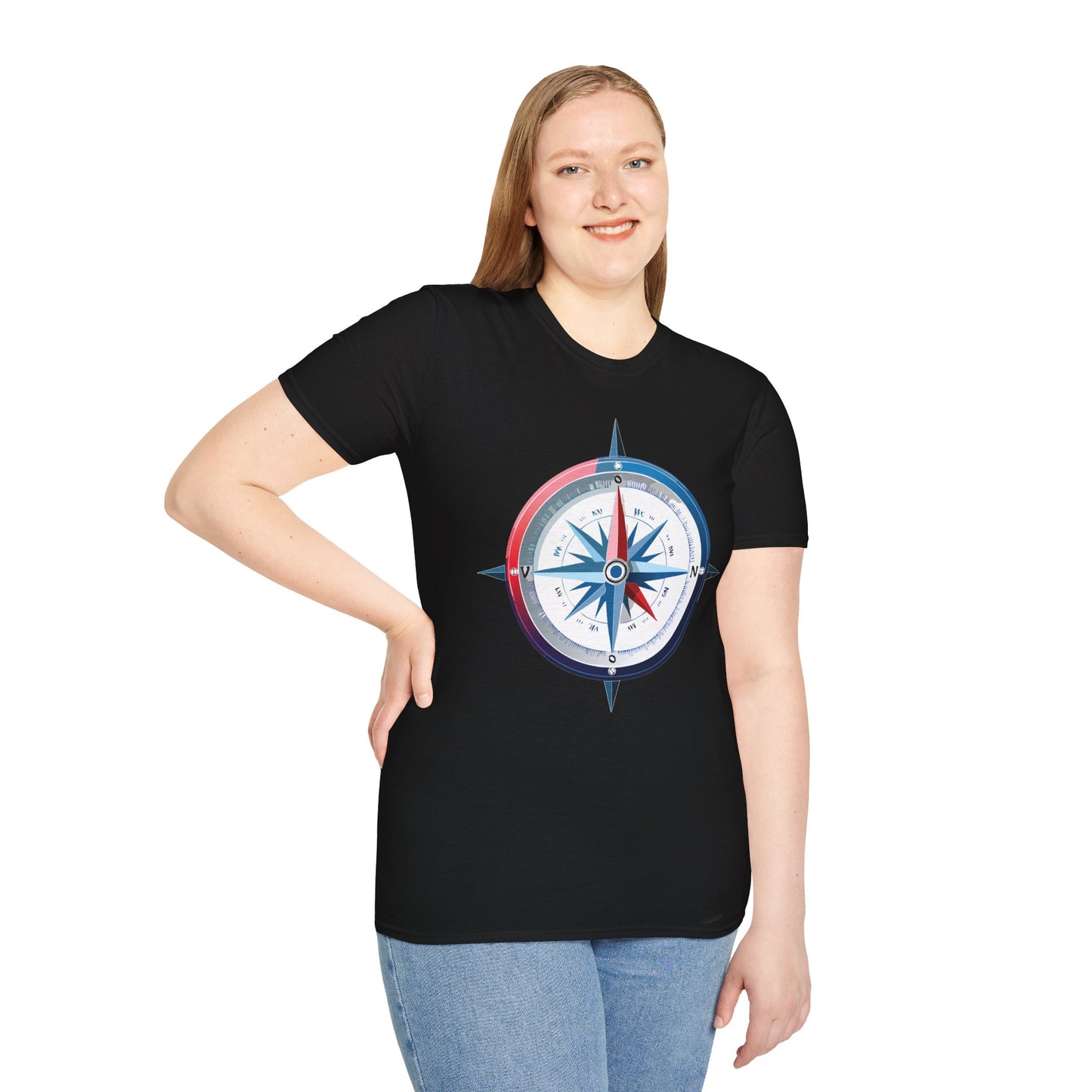Compass T Shirt, Compass Shirt, Shirt with Compass, Navigator Shirt