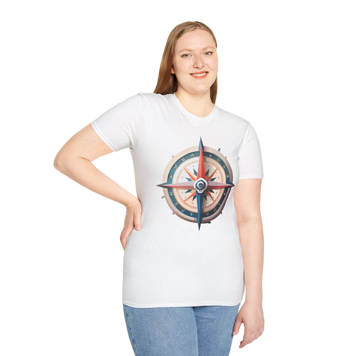 Compass T Shirt, Compass Shirt, Shirt with Compass, Navigator Shirt