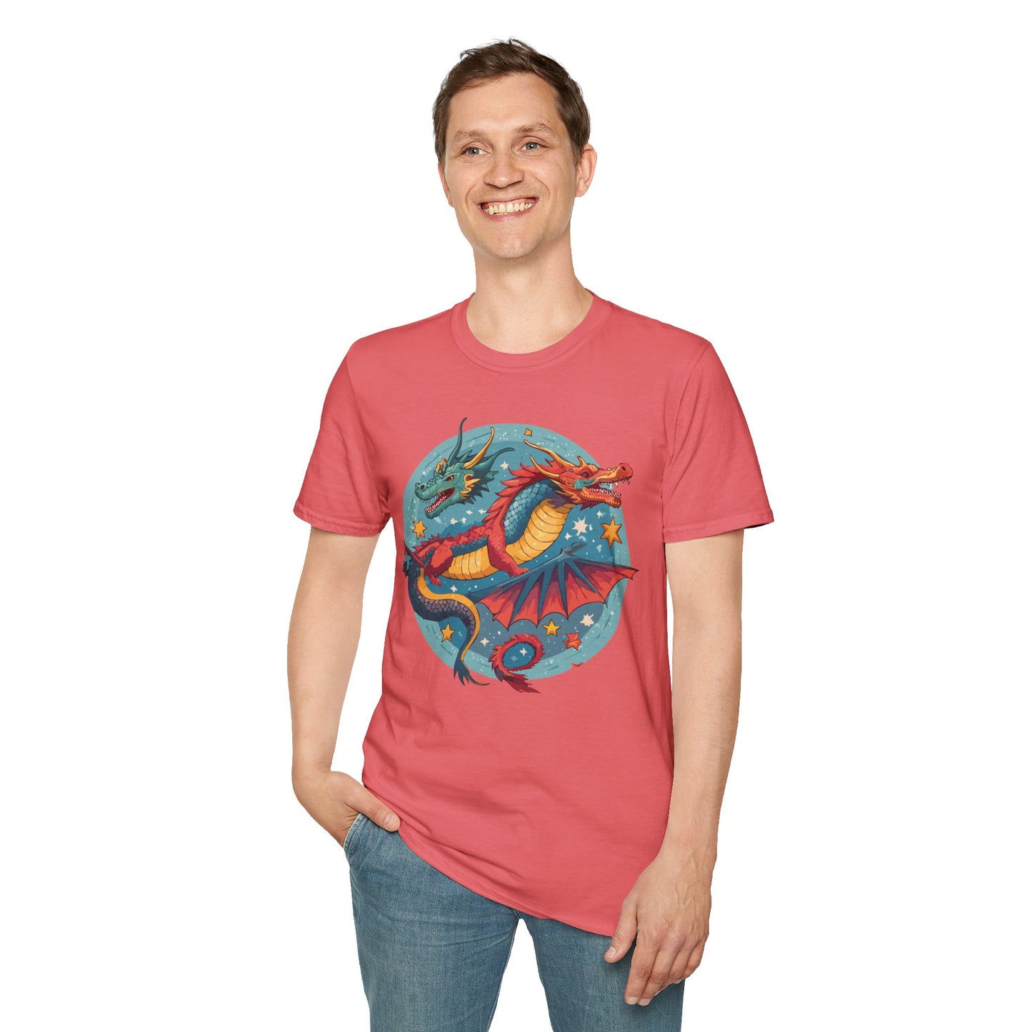Dragon T Shirt, Dragon Shirt, Shirt with Animals, Animal Shirt