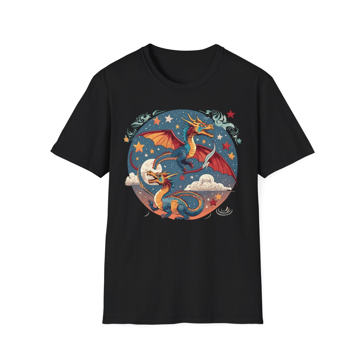 Dragon T Shirt, Dragon Shirt, Shirt with Animals, Animal Shirt