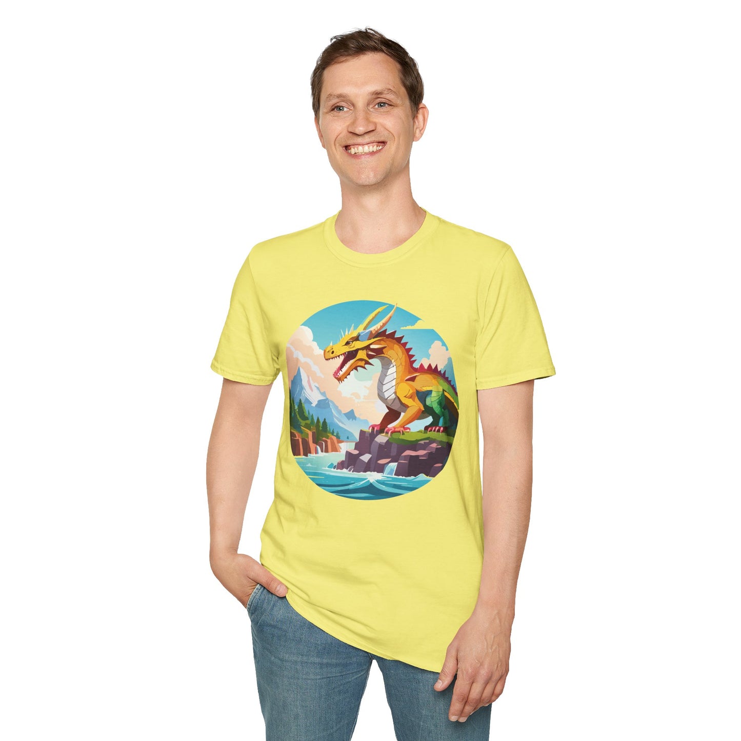 Dragon T Shirt, Dragon Shirt, Shirt with Animals, Animal Shirt