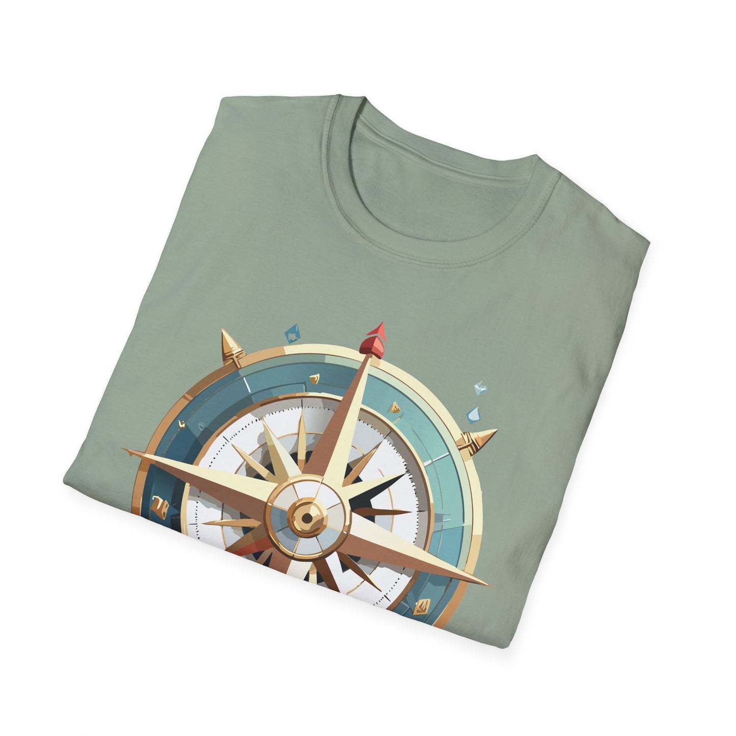 Compass T Shirt, Compass Shirt, Shirt with Compass, Navigator Shirt
