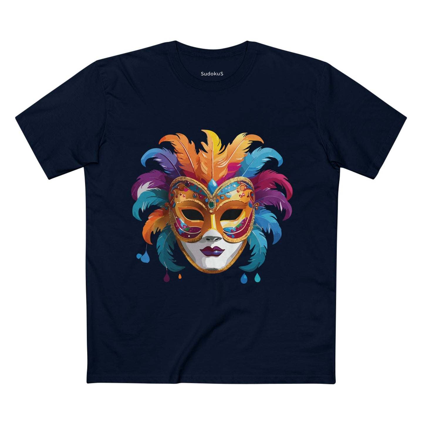 Mask Shirt, Shirt with Face - SudokuS