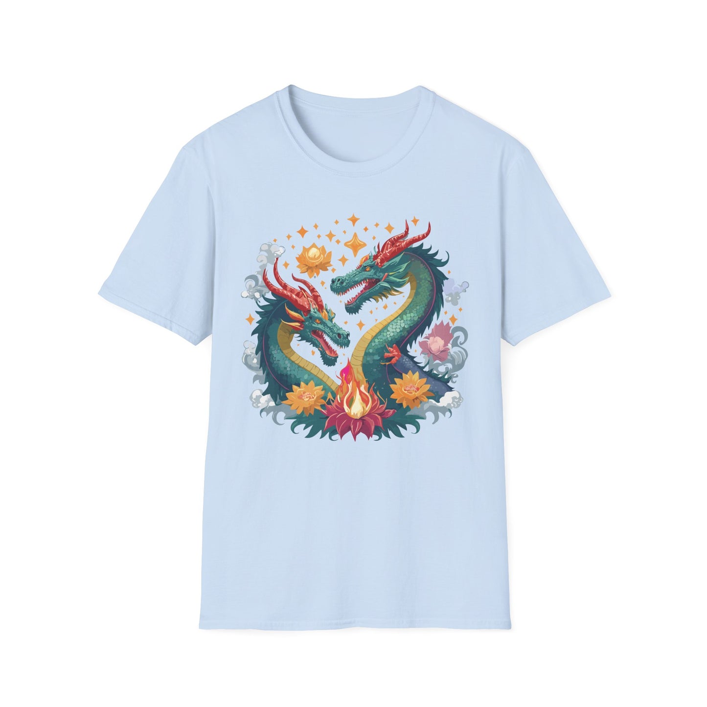 Dragon T Shirt, Dragon Shirt, Shirt with Animals, Animal Shirt