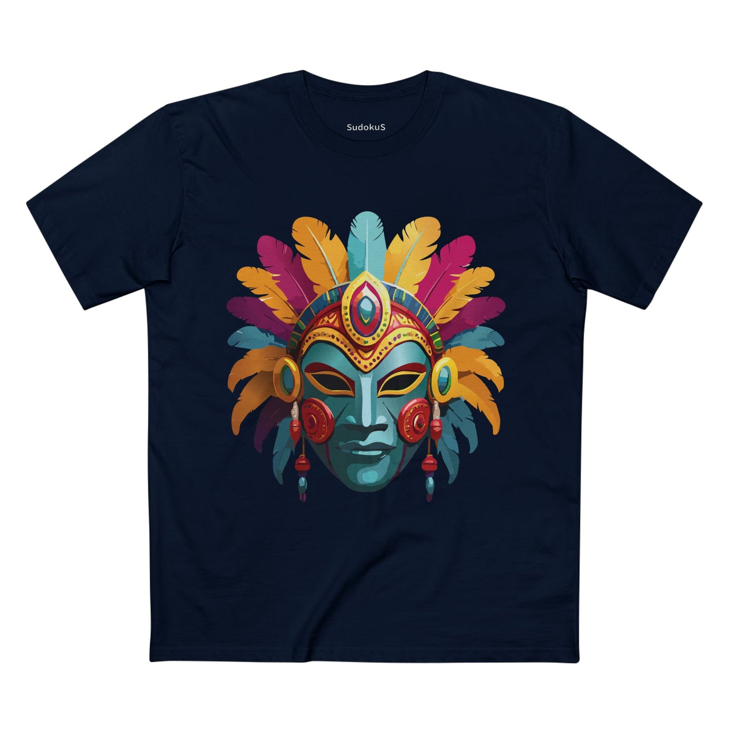 Mask Shirt, Shirt with Face - SudokuS