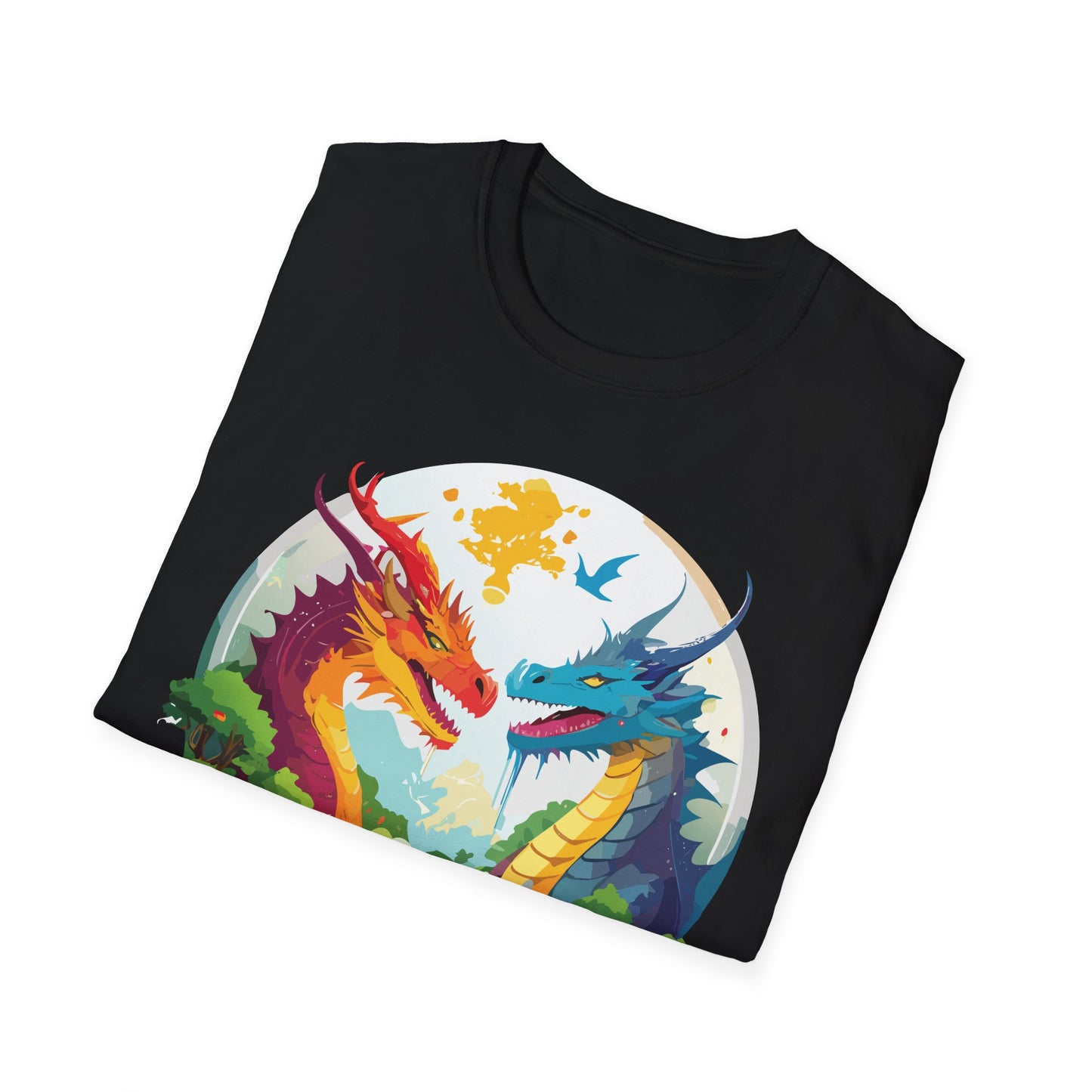 Dragon T Shirt, Dragon Shirt, Shirt with Animals, Animal Shirt