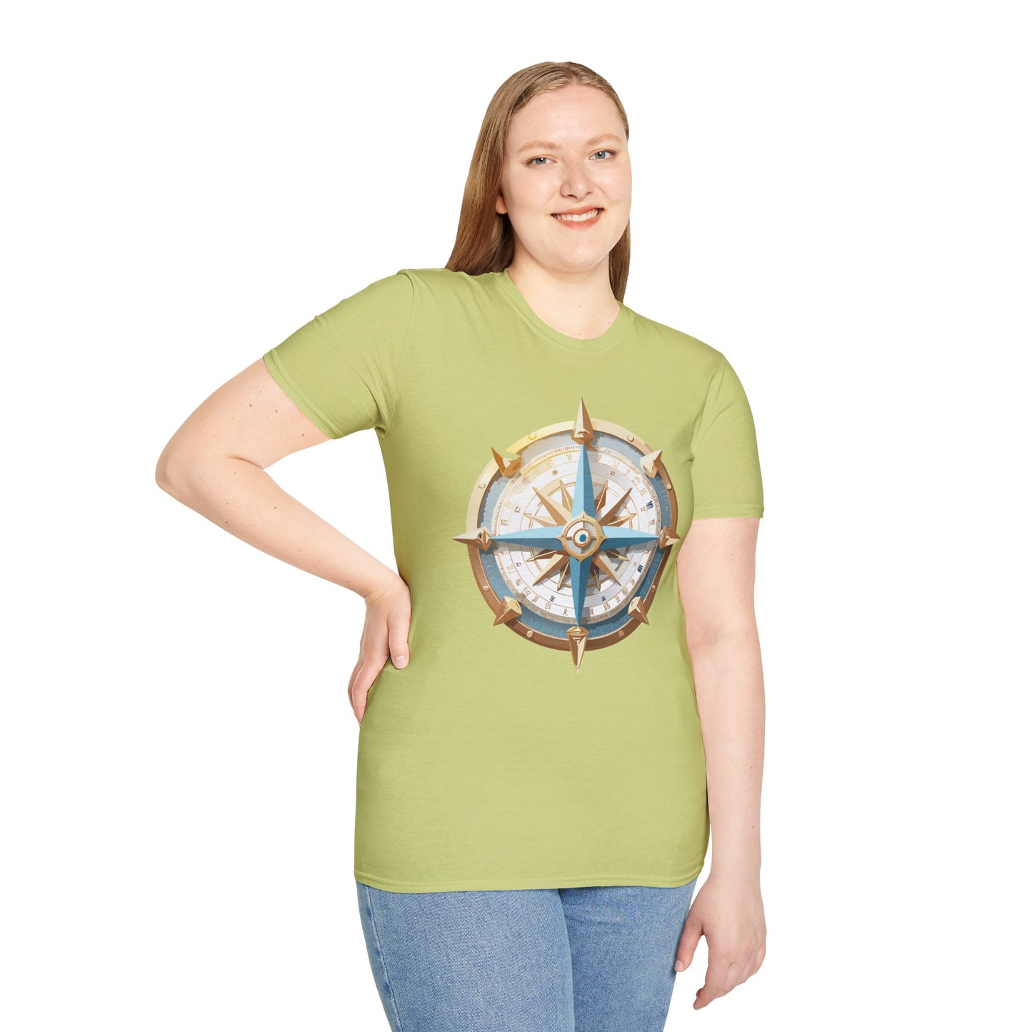 Compass T Shirt, Compass Shirt, Shirt with Compass, Navigator Shirt
