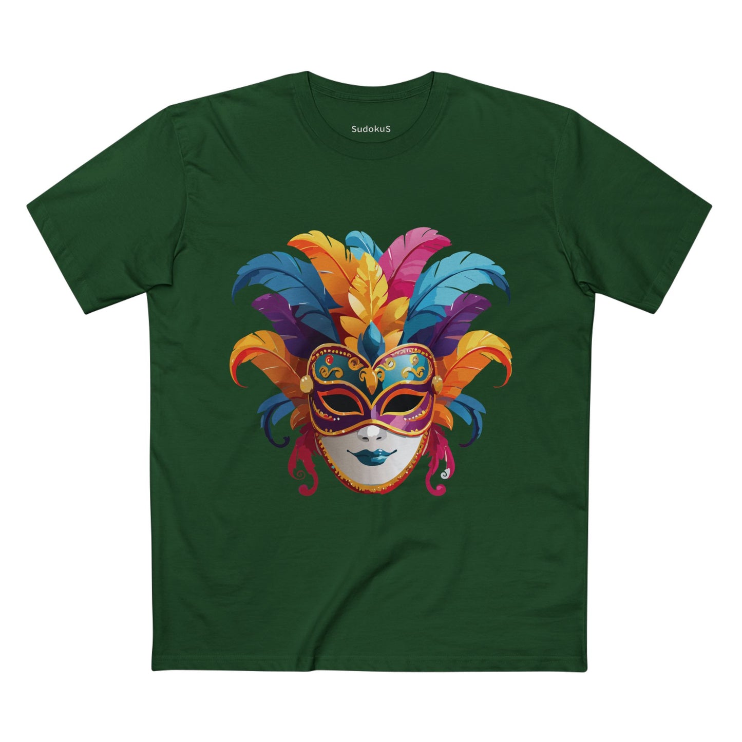 Mask Shirt, Shirt with Face - SudokuS