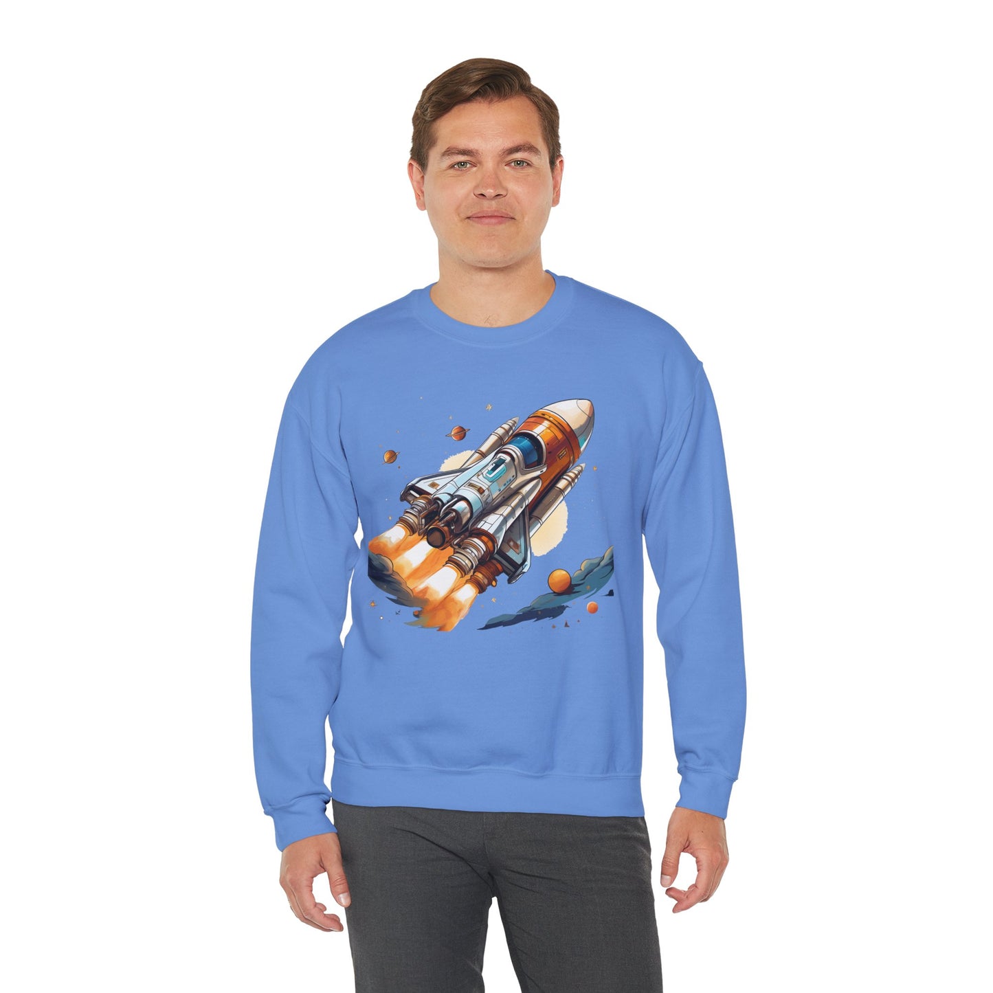 Space Shuttle Sweatshirt, Cosmic Sweatshirt, Astronaut Sweatshirt, Space Cosmic Sweatshirt