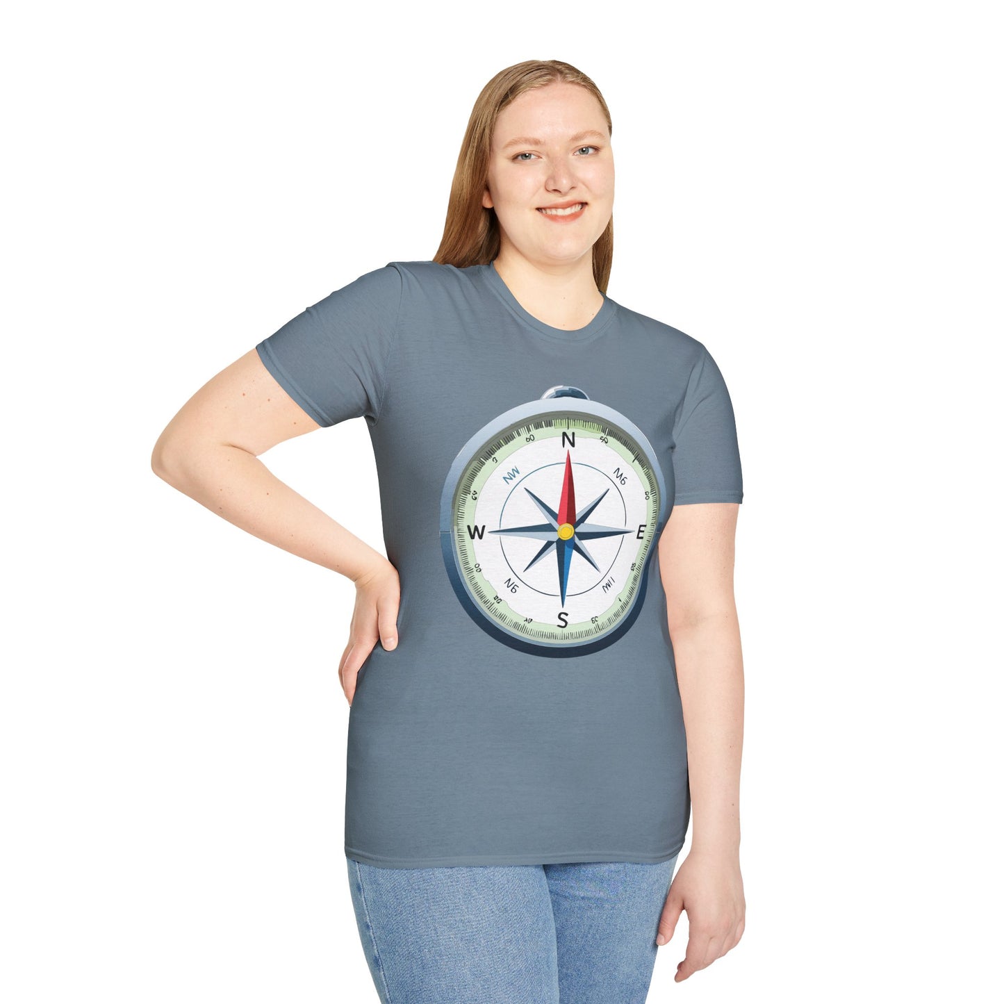 Compass T Shirt, Compass Shirt, Shirt with Compass, Navigator Shirt