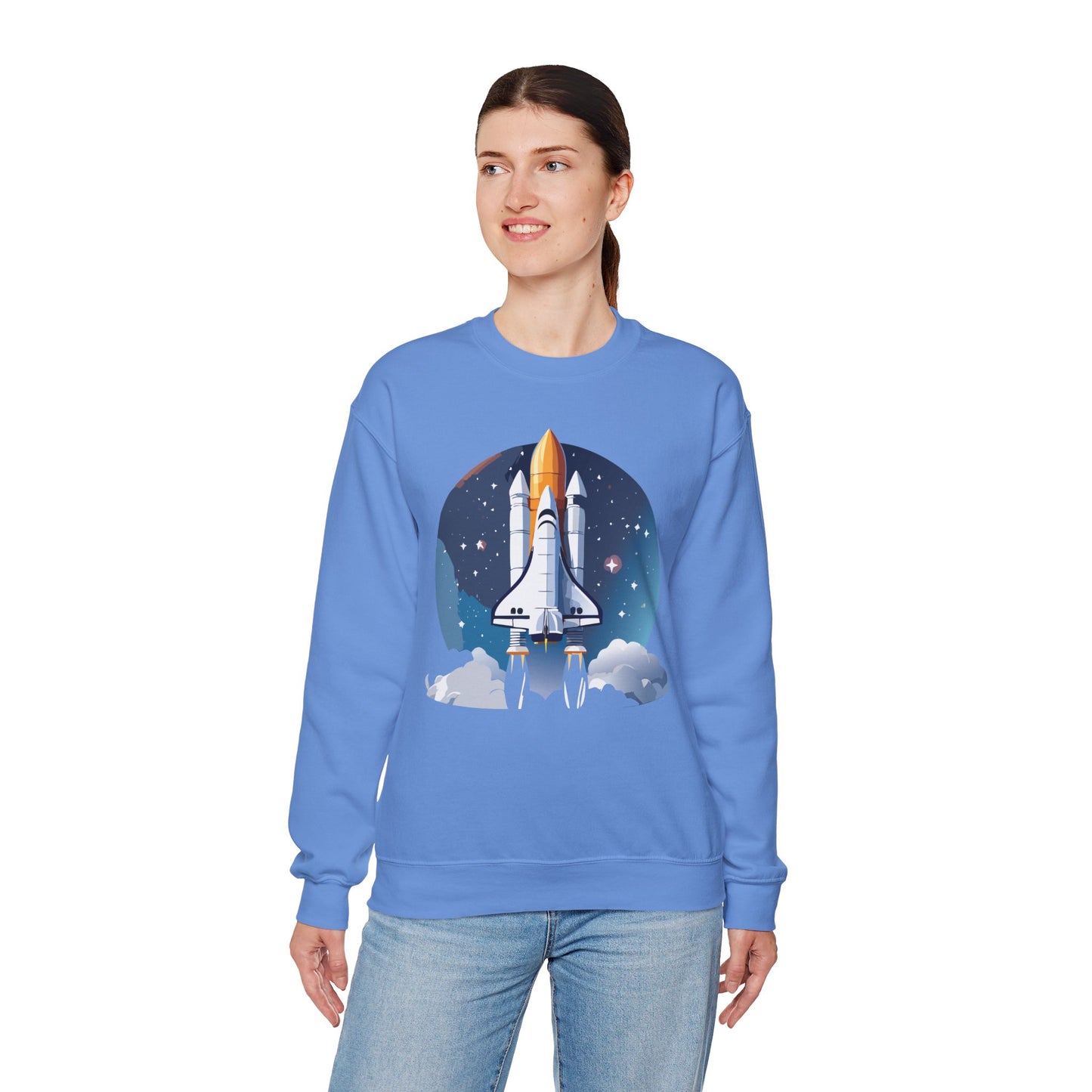 Space Shuttle Sweatshirt, Cosmic Sweatshirt, Astronaut Sweatshirt, Space Cosmic Sweatshirt