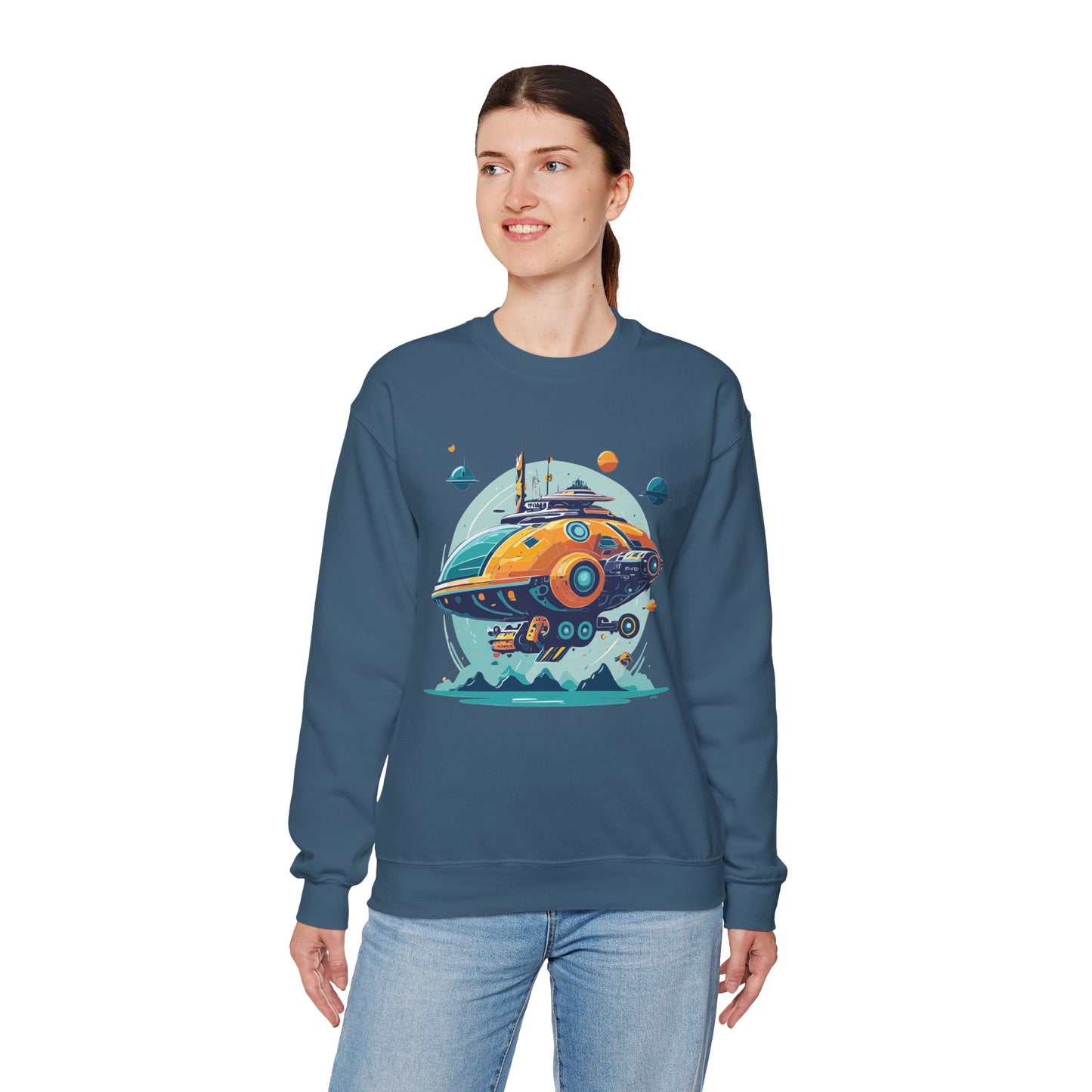 Space Shuttle Sweatshirt, Cosmic Sweatshirt, Astronaut Sweatshirt, Space Cosmic Sweatshirt