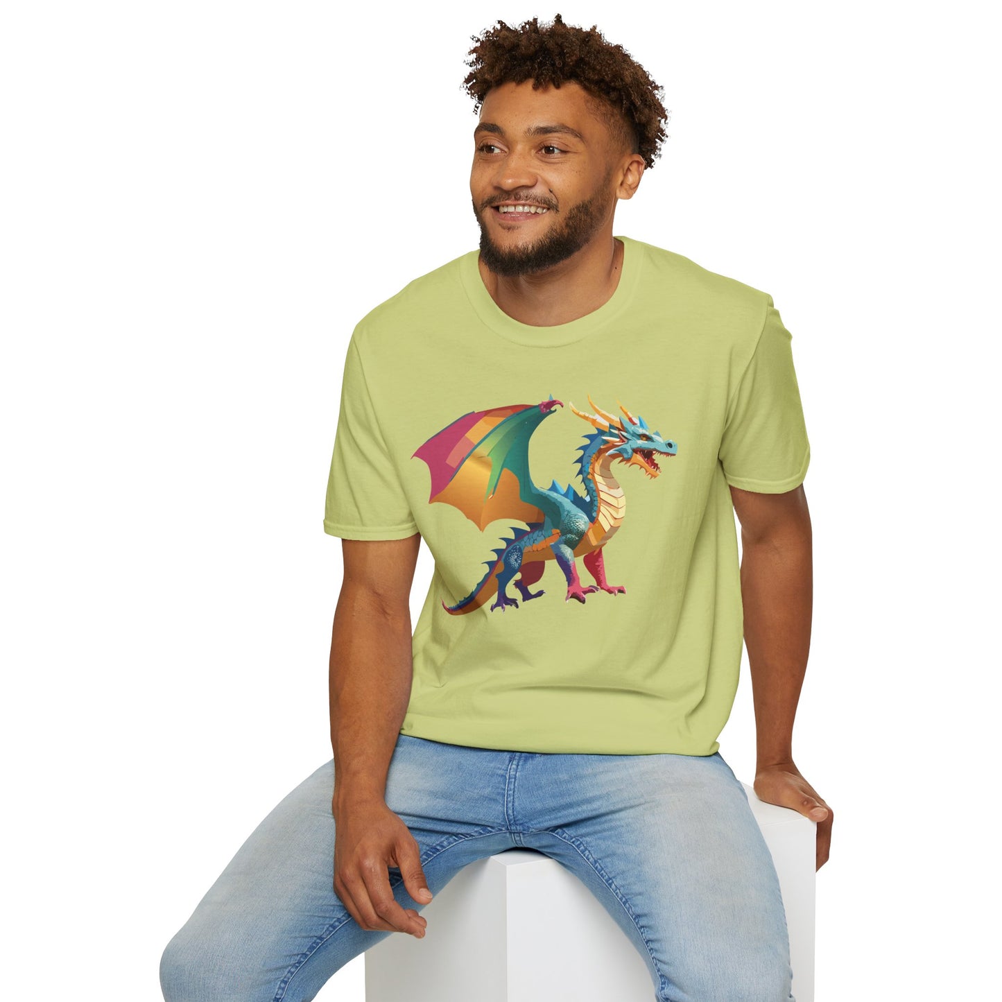 Dragon T Shirt, Dragon Shirt, Shirt with Animals, Animal Shirt