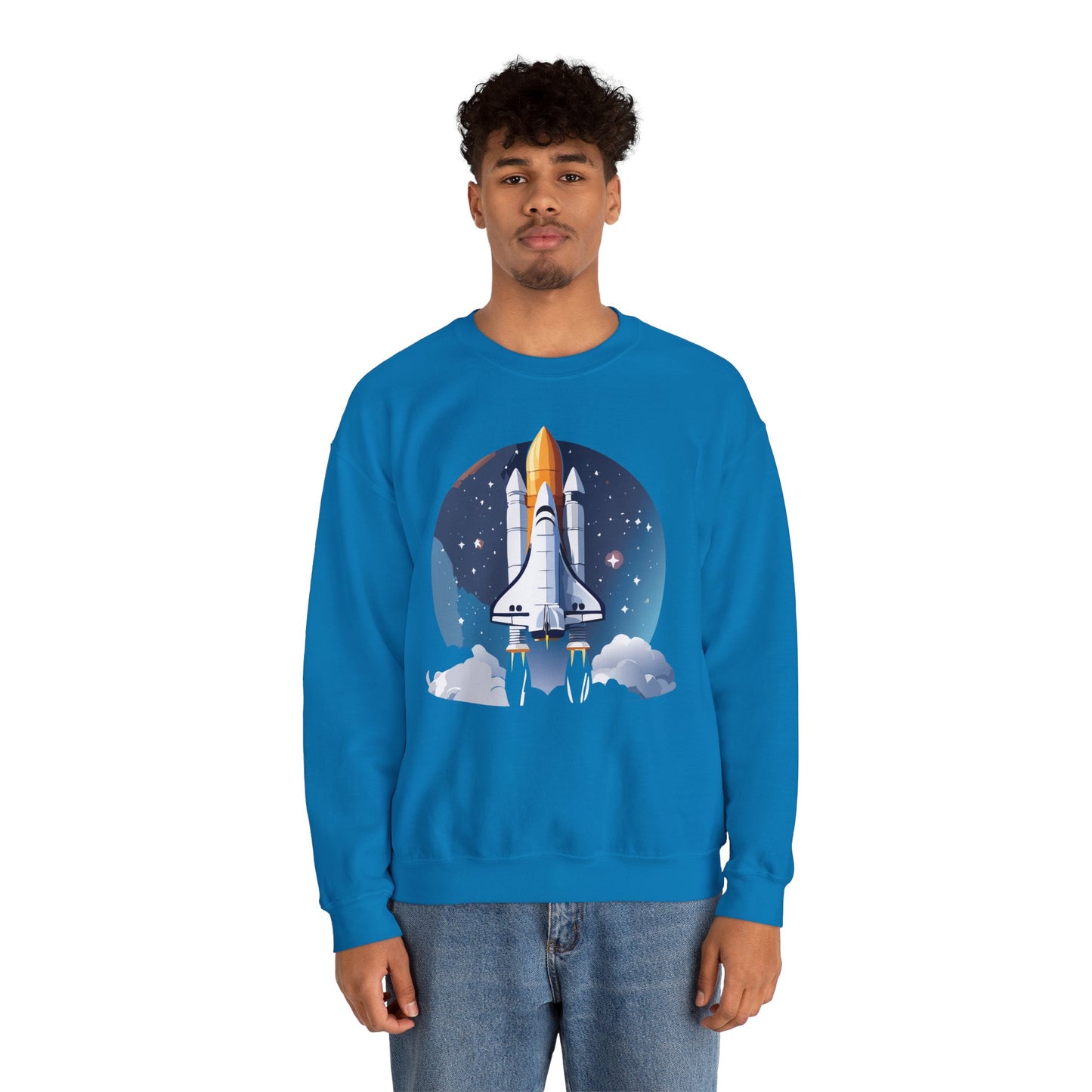 Space Shuttle Sweatshirt, Cosmic Sweatshirt, Astronaut Sweatshirt, Space Cosmic Sweatshirt