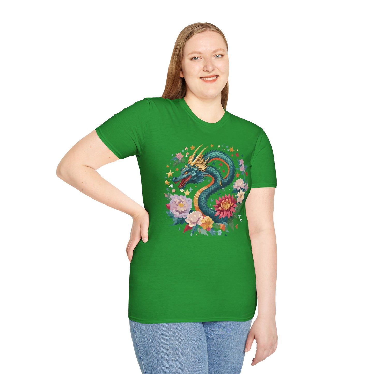 Dragon T Shirt, Dragon Shirt, Shirt with Animals, Animal Shirt