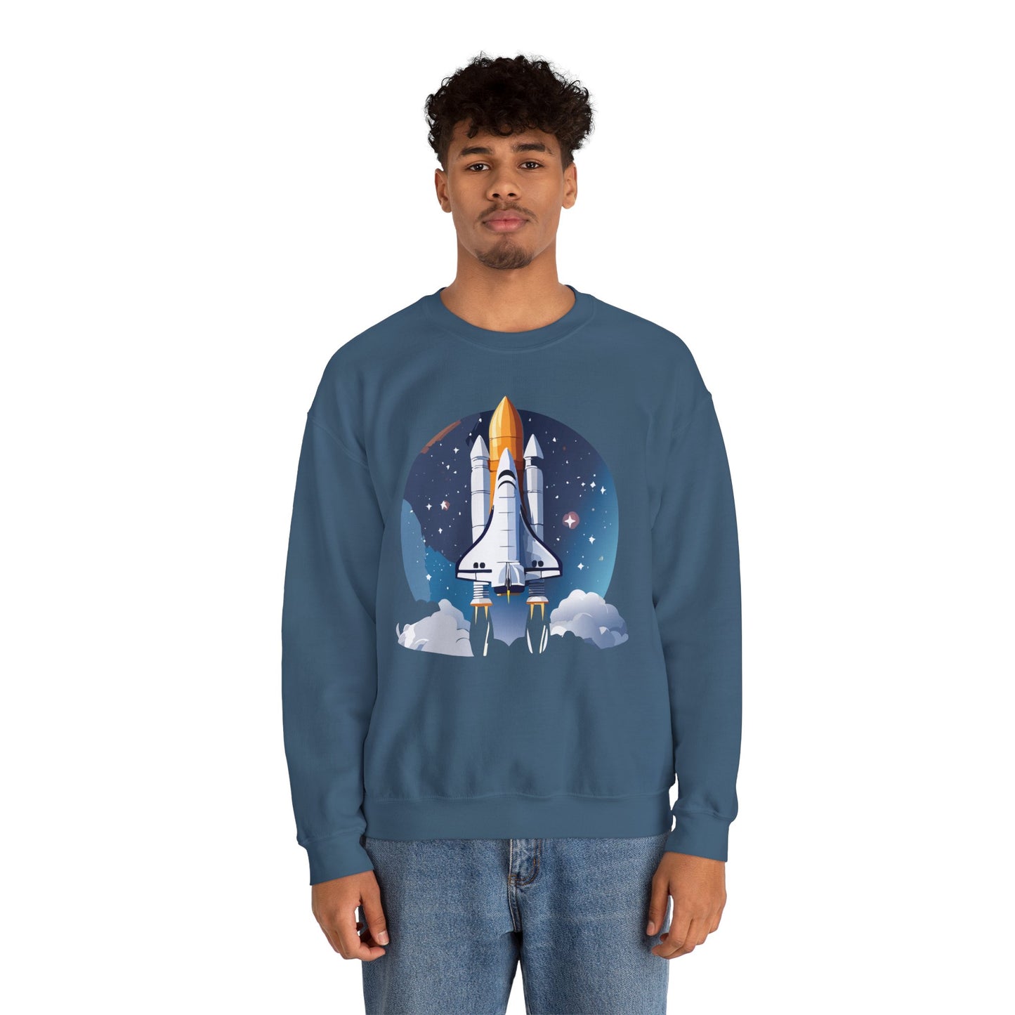 Space Shuttle Sweatshirt, Cosmic Sweatshirt, Astronaut Sweatshirt, Space Cosmic Sweatshirt