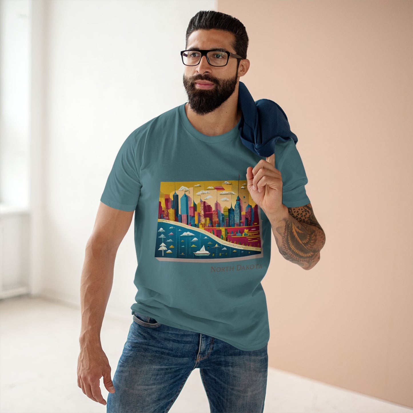 US State Shirts, North Dakota Shirt