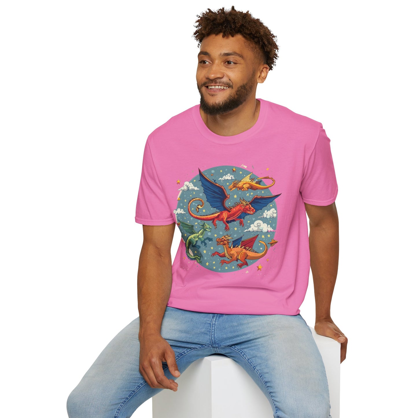 Dragon T Shirt, Dragon Shirt, Shirt with Animals, Animal Shirt