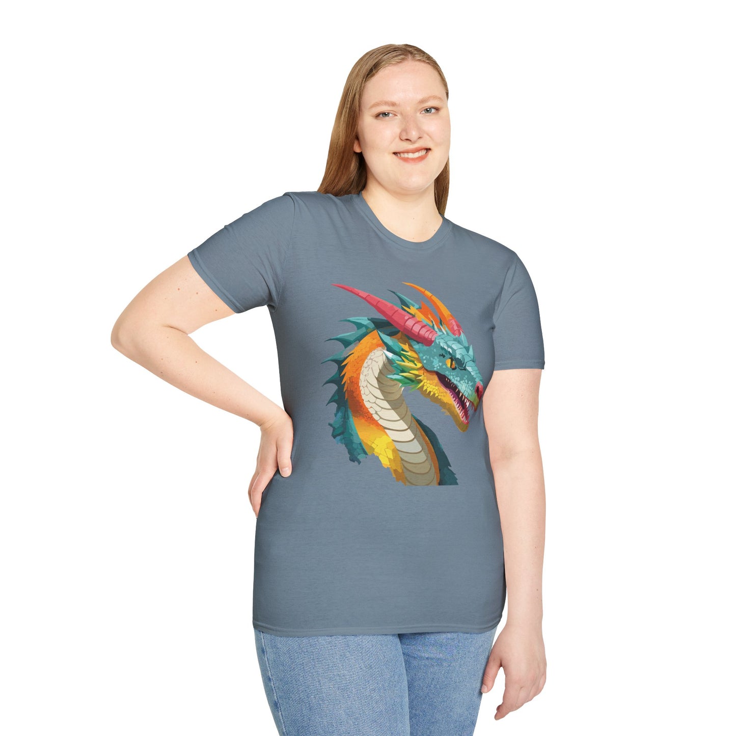 Dragon T Shirt, Dragon Shirt, Shirt with Animals, Animal Shirt