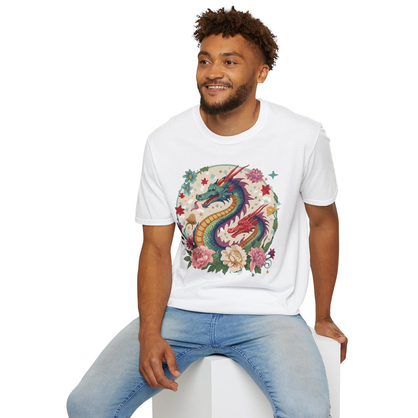 Dragon T Shirt, Dragon Shirt, Shirt with Animals, Animal Shirt