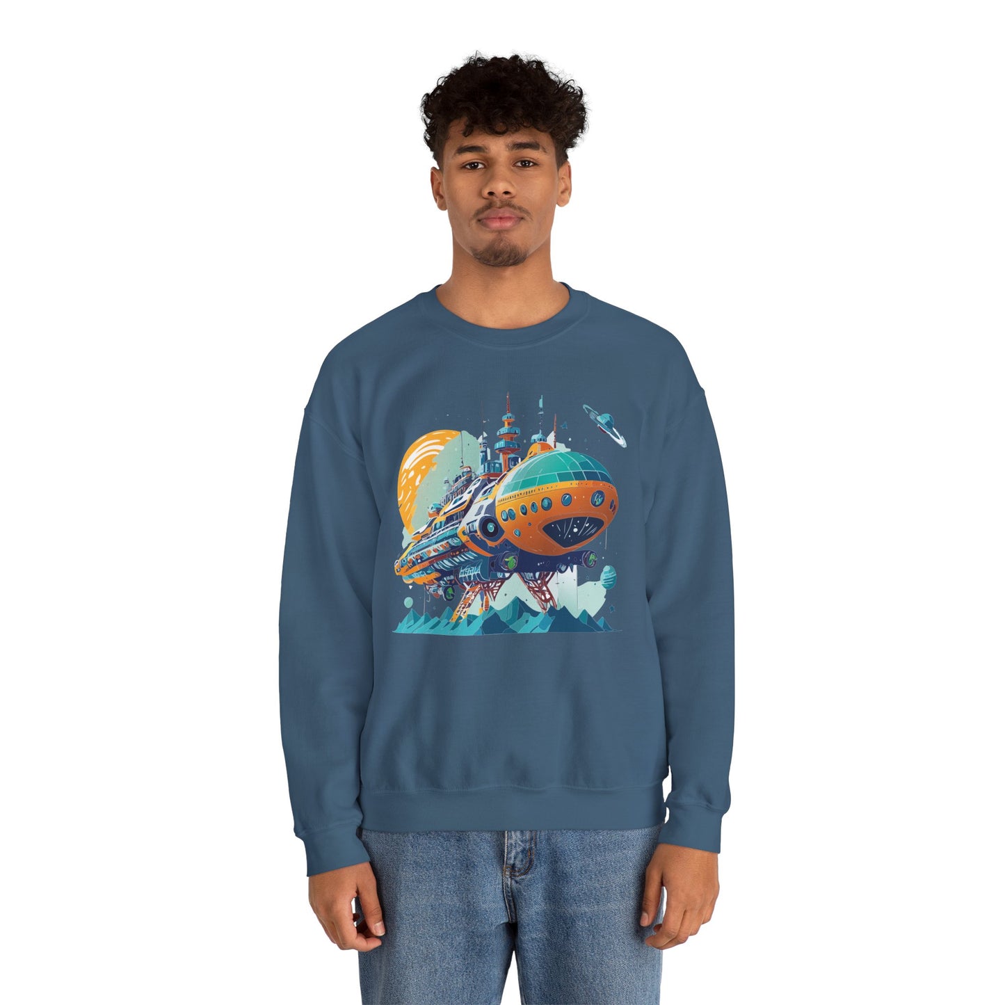 Space Shuttle Sweatshirt, Cosmic Sweatshirt, Astronaut Sweatshirt, Space Cosmic Sweatshirt