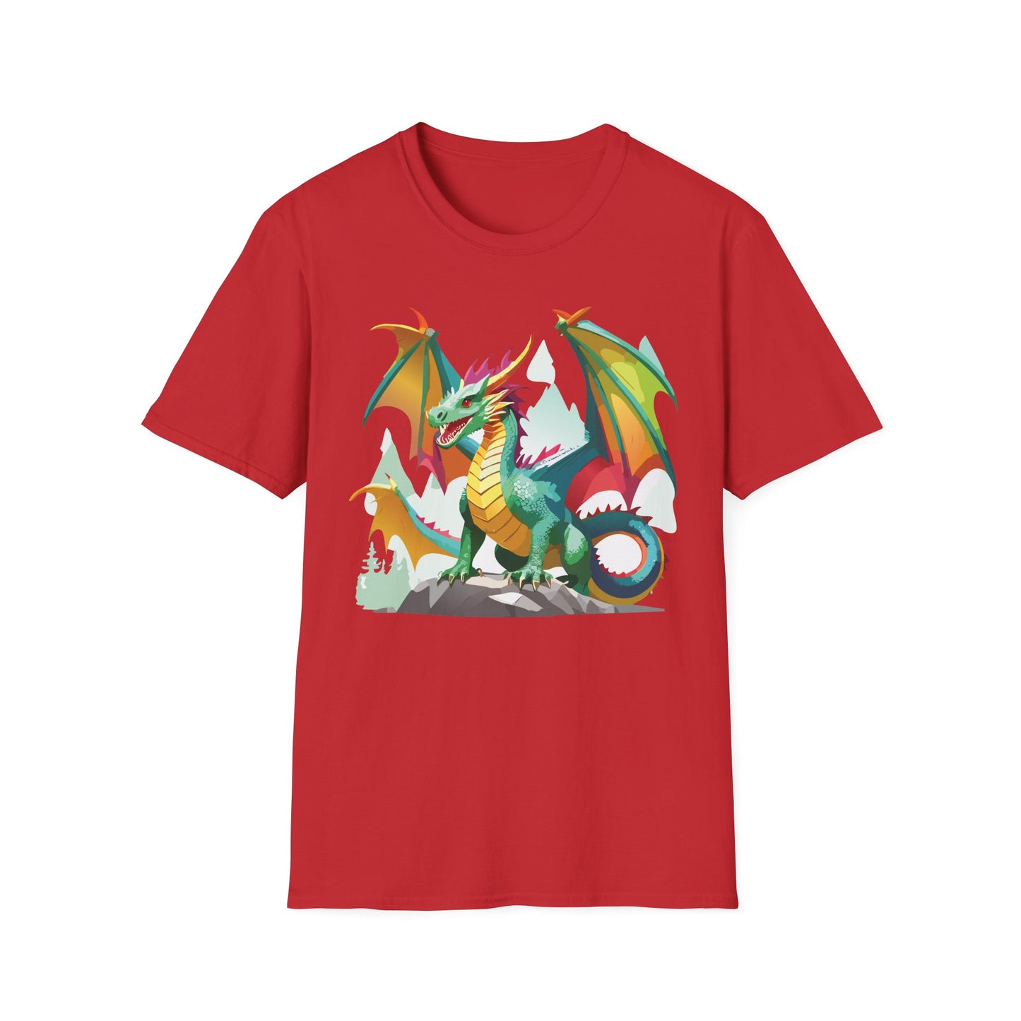 Dragon T Shirt, Dragon Shirt, Shirt with Animals, Animal Shirt