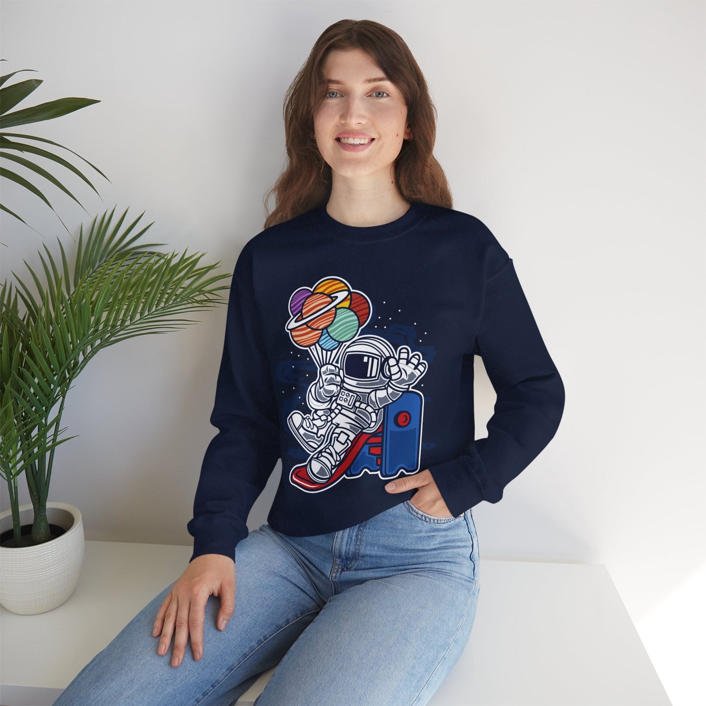 Space Shuttle Sweatshirt, Cosmic Sweatshirt, Astronaut Sweatshirt, Space Cosmic Sweatshirt