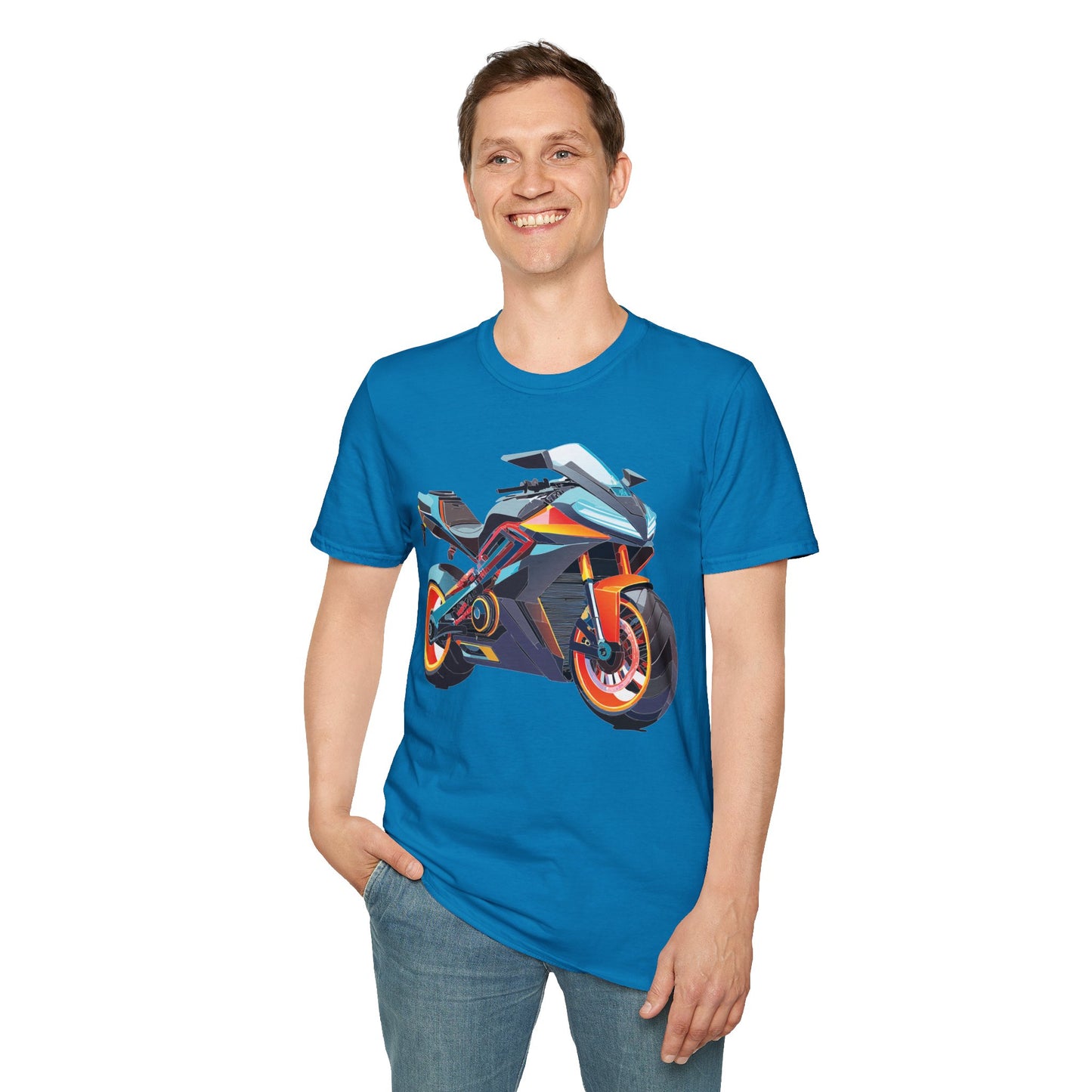 Bike T Shirt, Moto Shirt, Shirt with Motorcycle, MTB T Shirts
